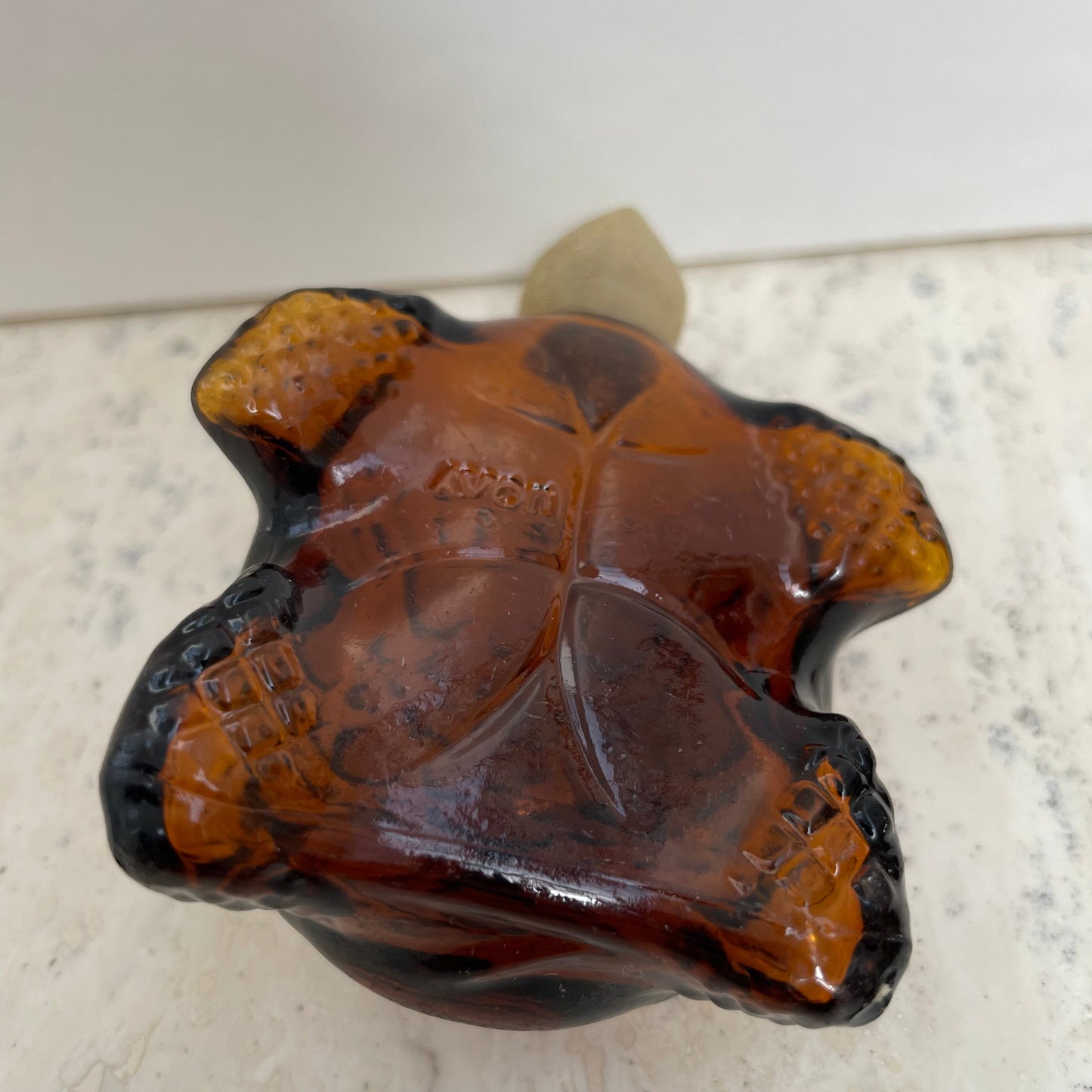 Vintage Avon Treasure Turtle Eau De Cologne Bottle. 30ml. Empty