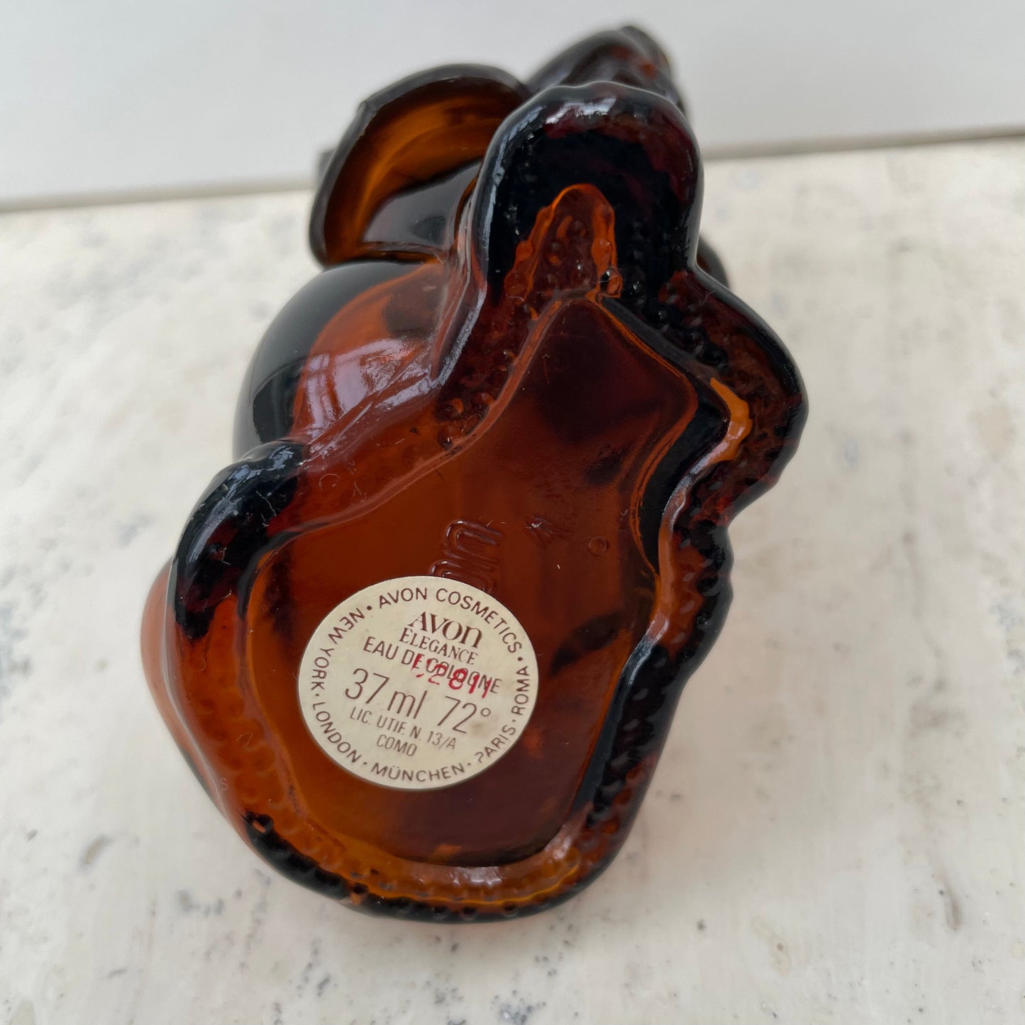 Vintage Avon Baby Basset Hound Dog Eau De Cologne Bottle 37ml