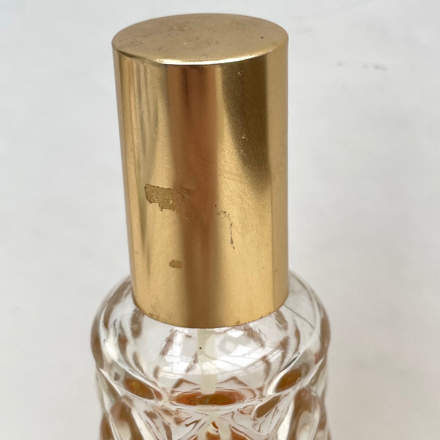 Vintage Avon Unforgettable Glass Perfume Bottle. 50% Full.