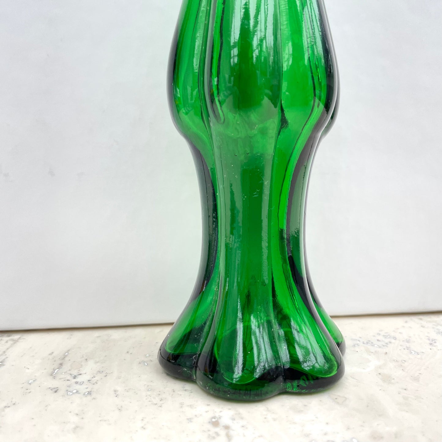 Vintage Avon Emerald Green Charisma Eau de Cologne Bottle. Empty