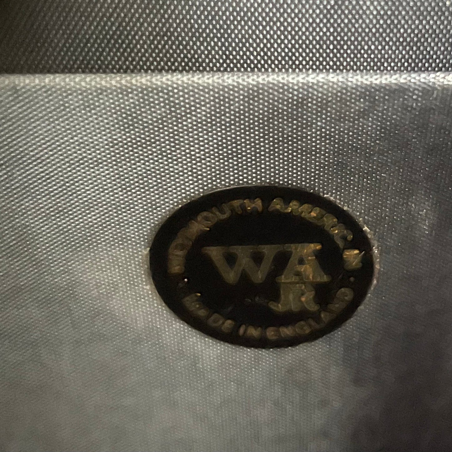 Vintage Blue Weymouth America Navy and Cream Contrast Top Handle Handbag