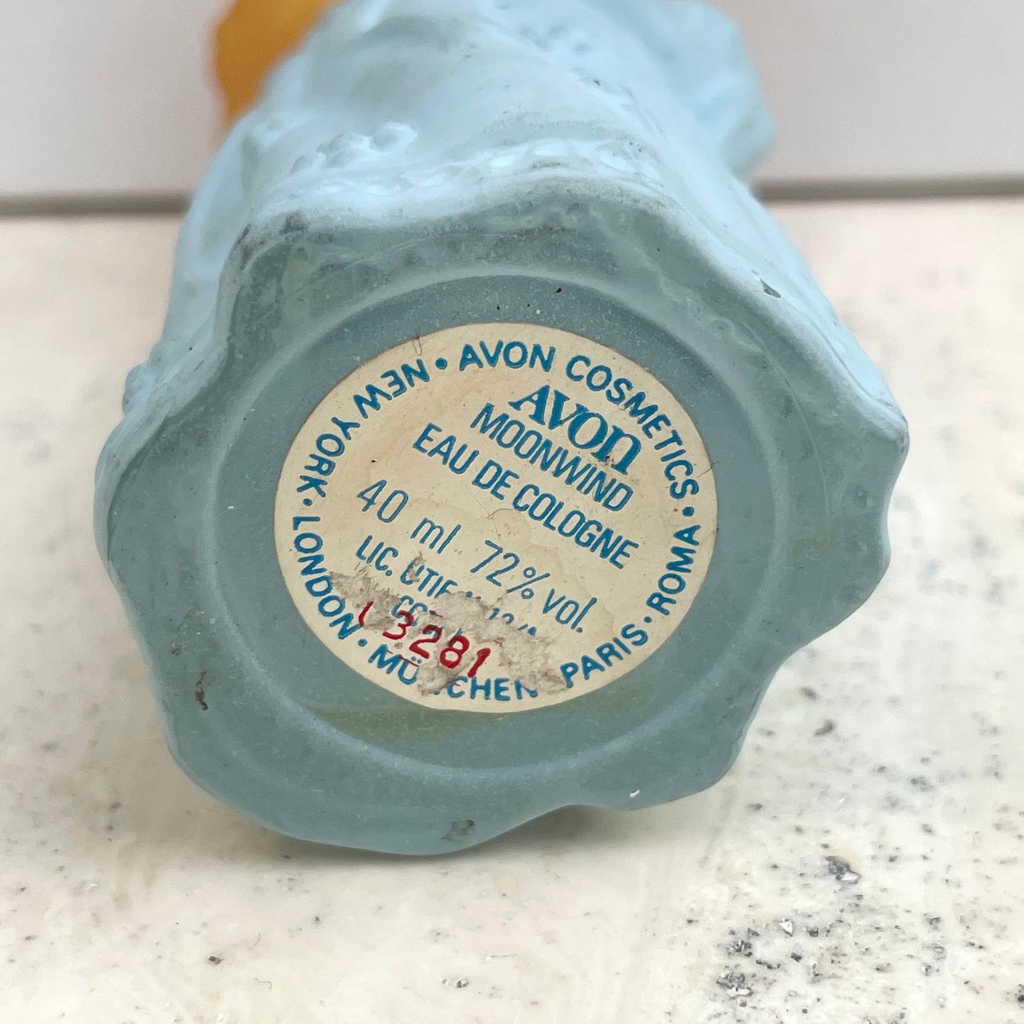 Vintage Avon Moonwind Little Dream Girl Eau De Cologne Bottle. 40ml. U3281. Empty