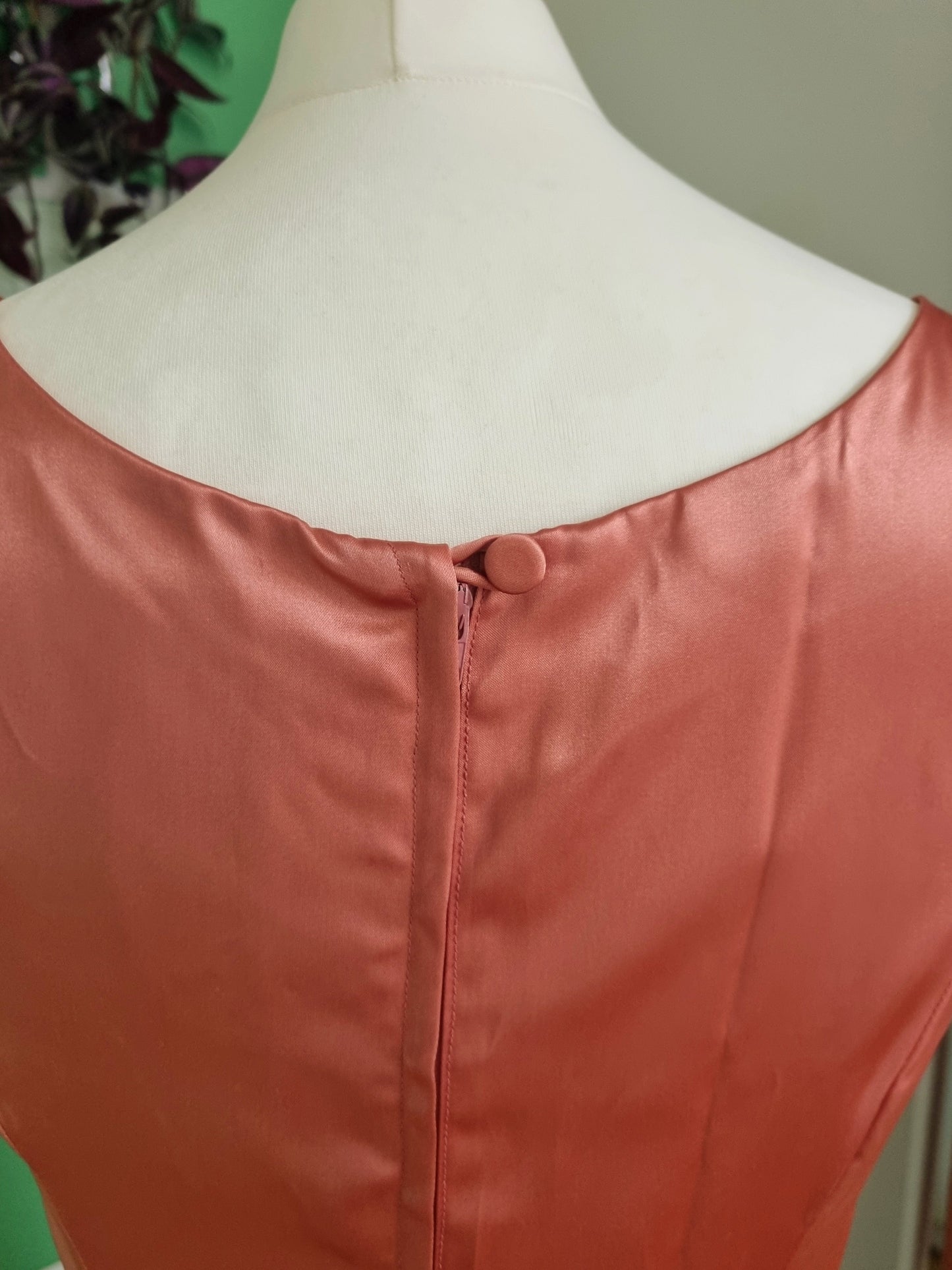 Dusty Pink Lined Bridesmaid Dress (UK1012). Two of these available in slightly different sizes. Price is for one.