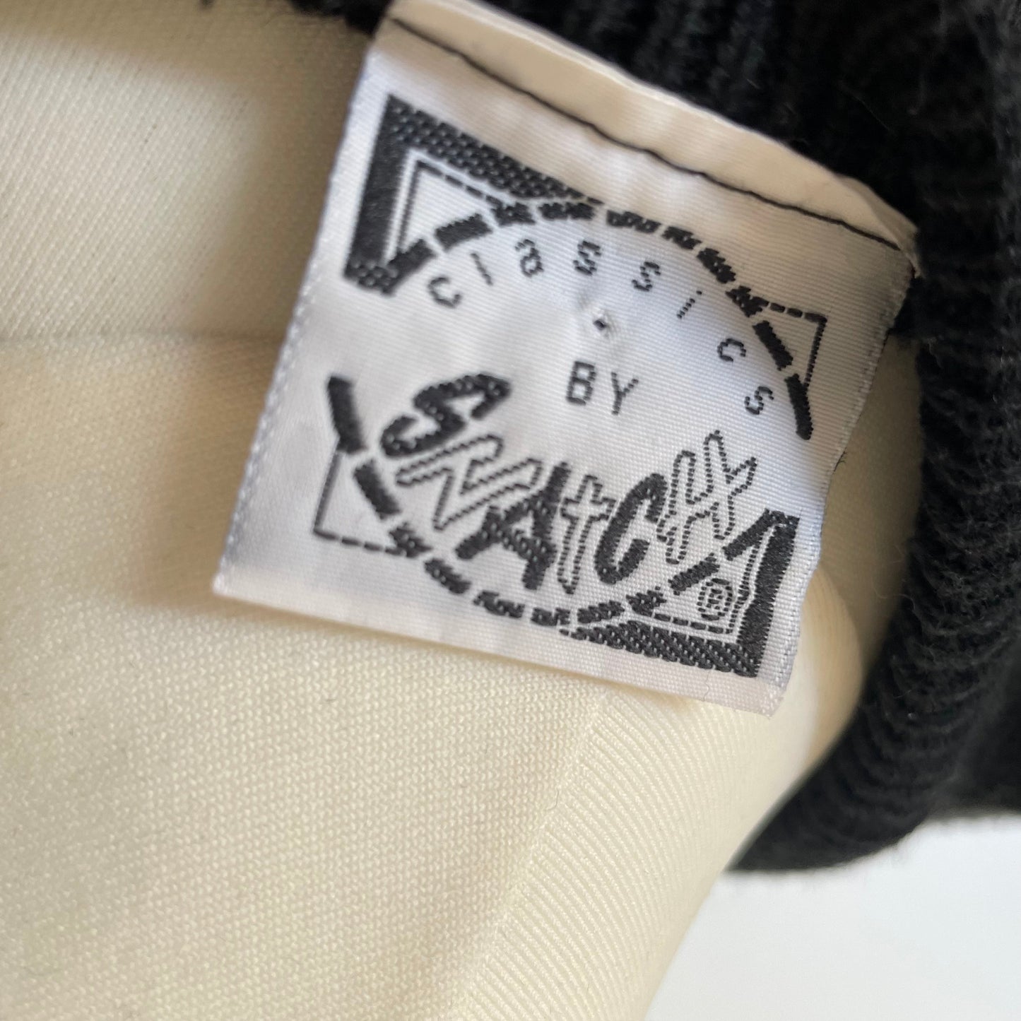 Vintage Classics by Snatch Knitted Harlequin Jumper in Red and Grey