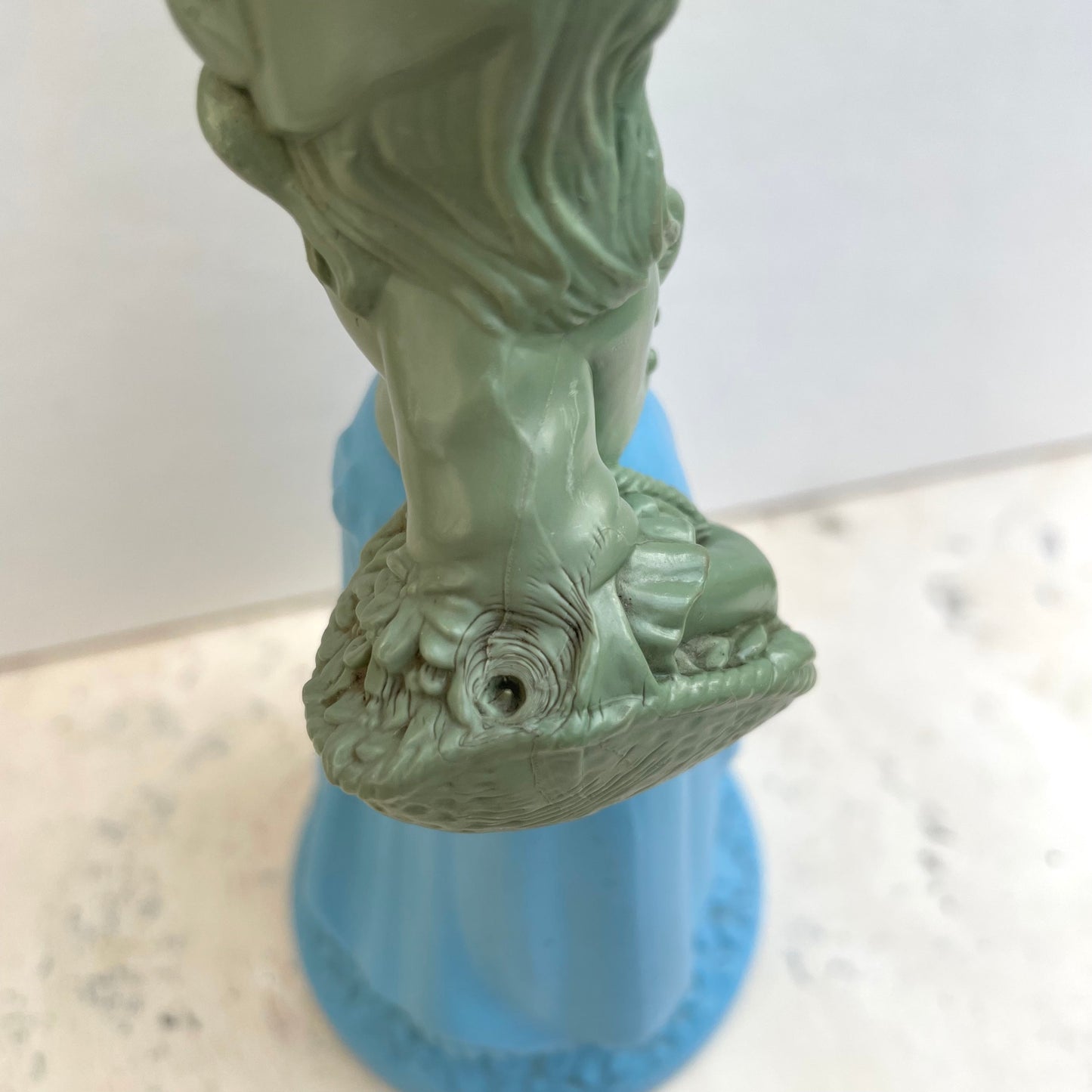 Vintage Avon Little Girl Blue 90ml Figure Perfume Bottle. 50% Full. 197273