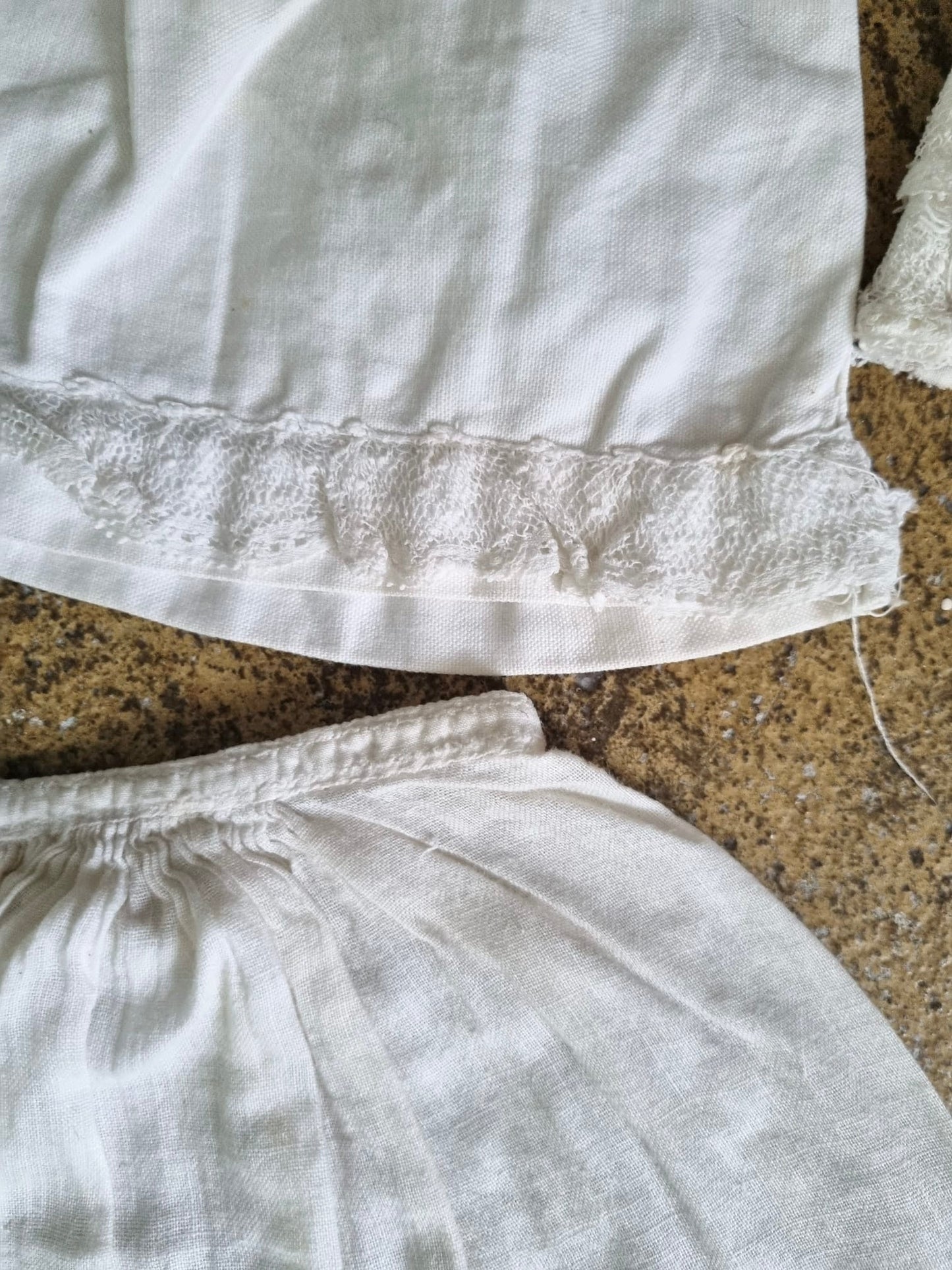 Vintage Antique Baby Children's White Skirts Job Lot of Four