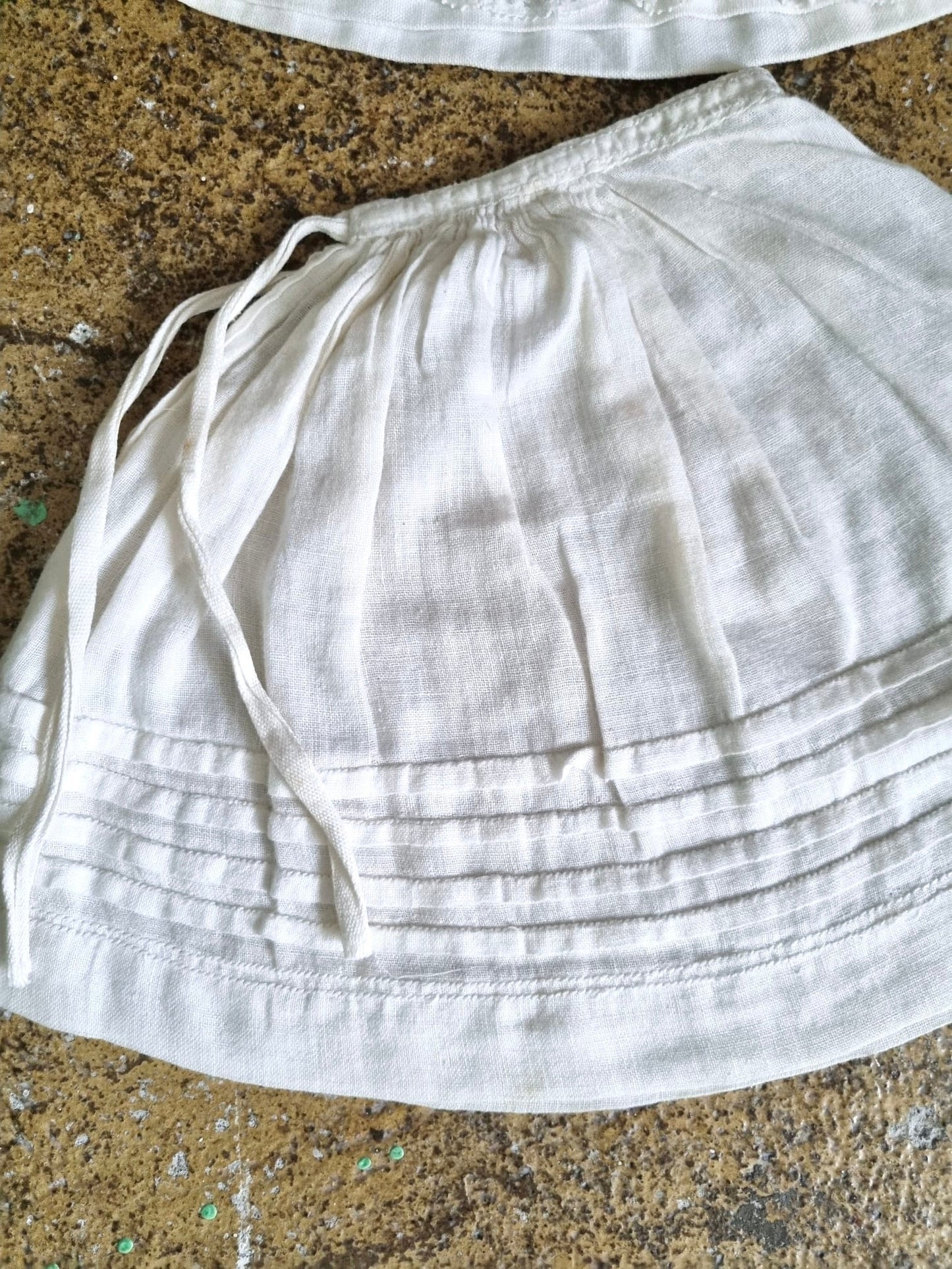 Vintage Antique Baby Children's White Skirts Job Lot of Four
