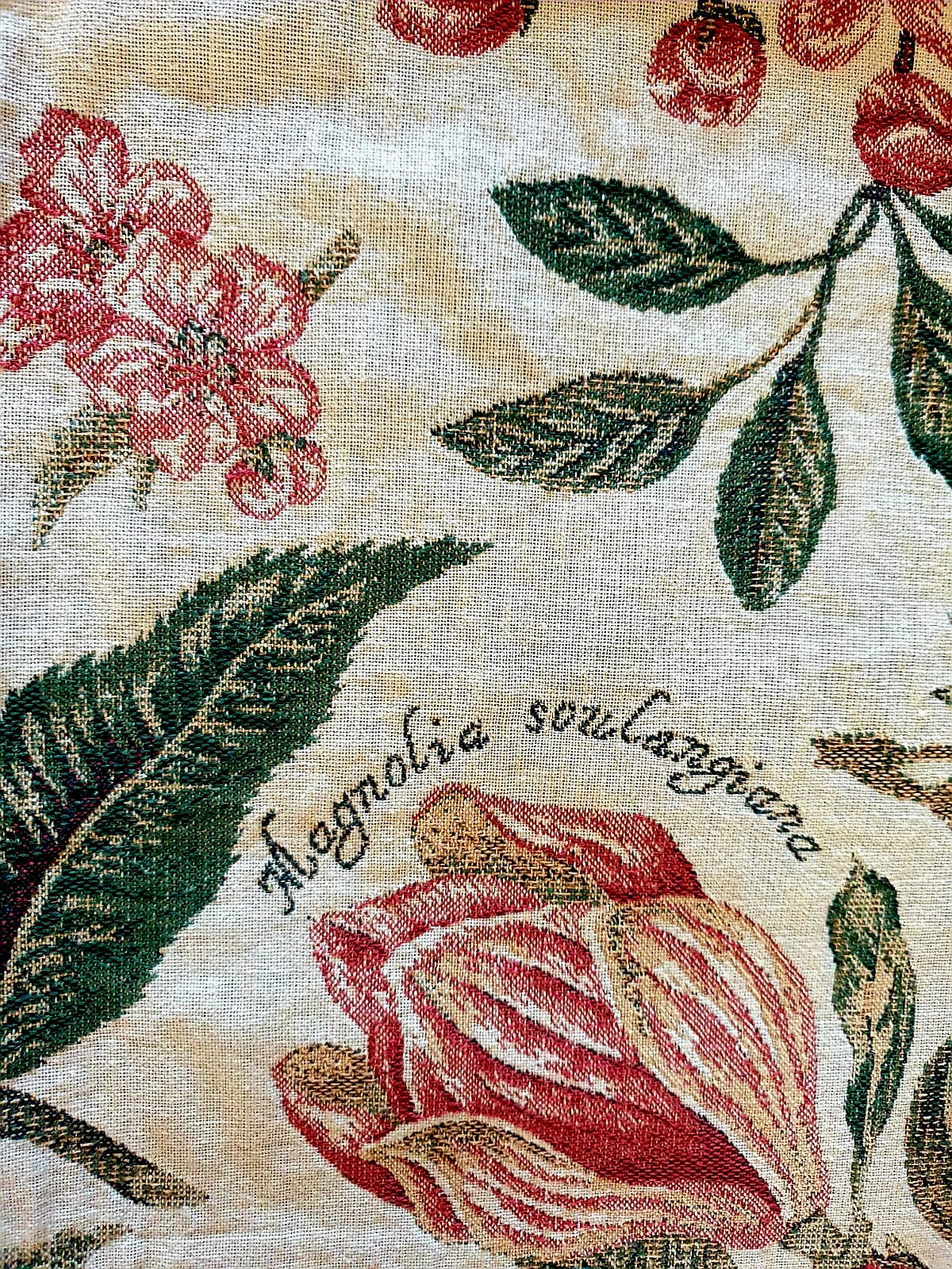 Vintage Fruit Trees Fabric