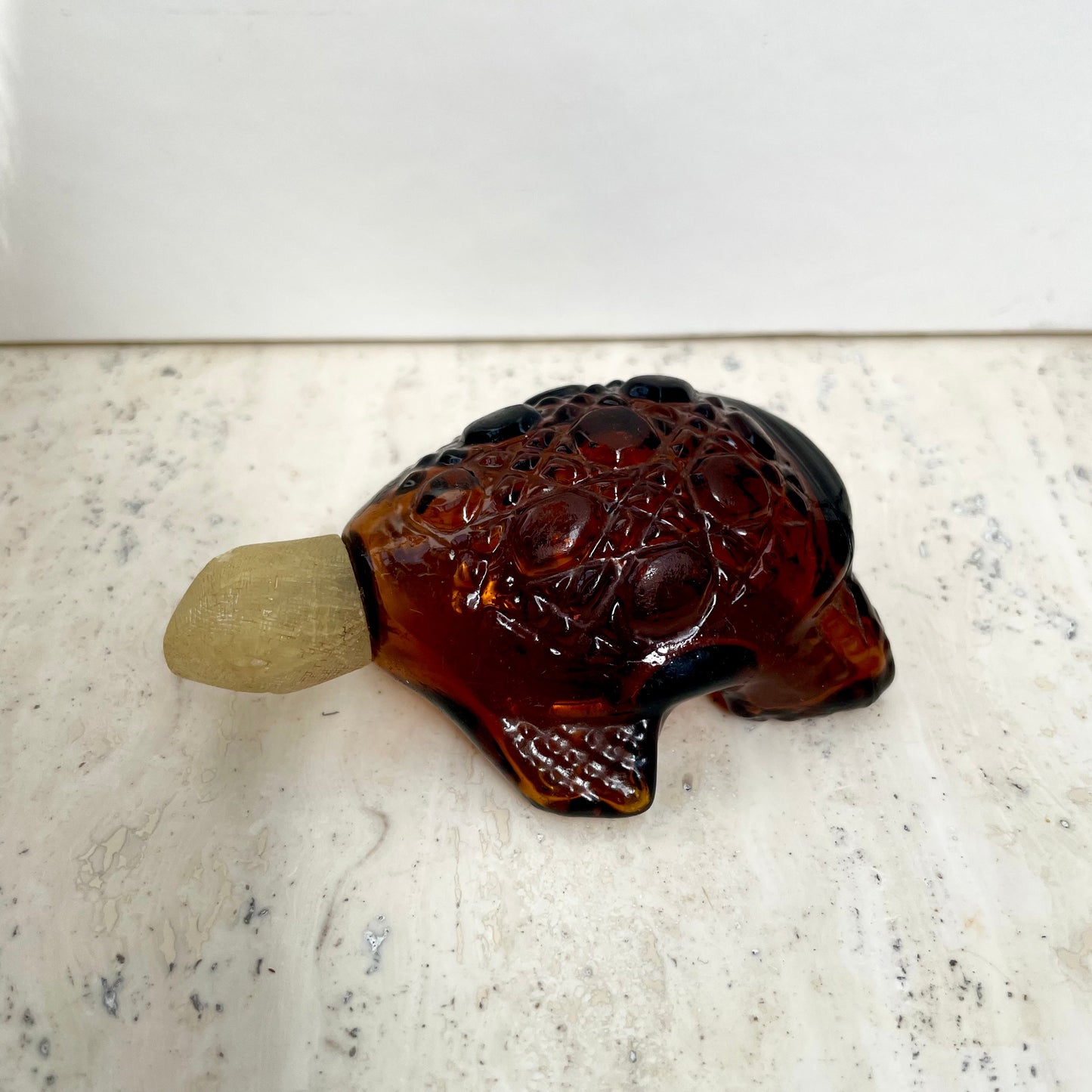 Vintage Avon Treasure Turtle Eau De Cologne Bottle. 30ml. Empty
