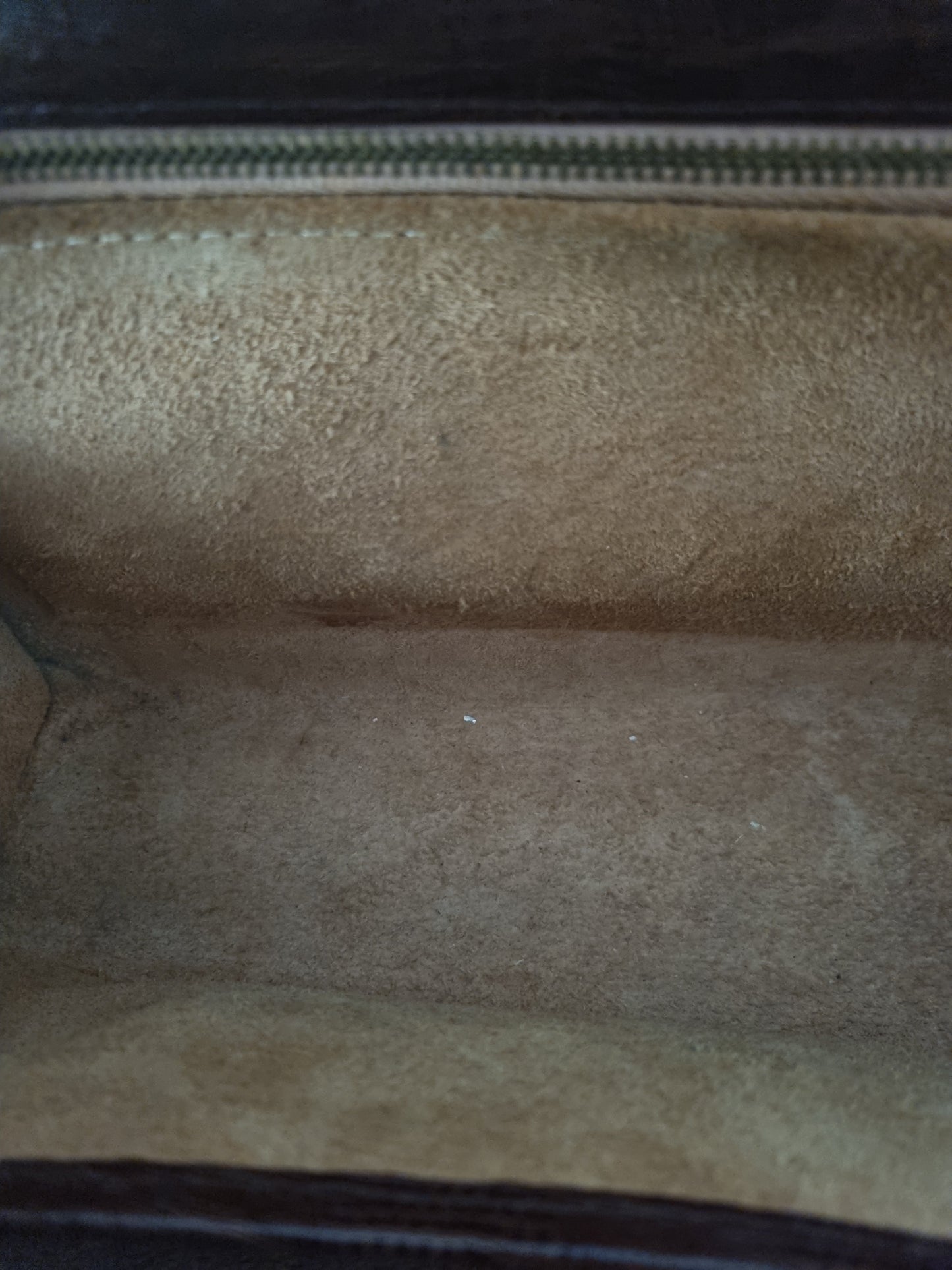 Textured Brown Leather Flawless Handbag Made in England