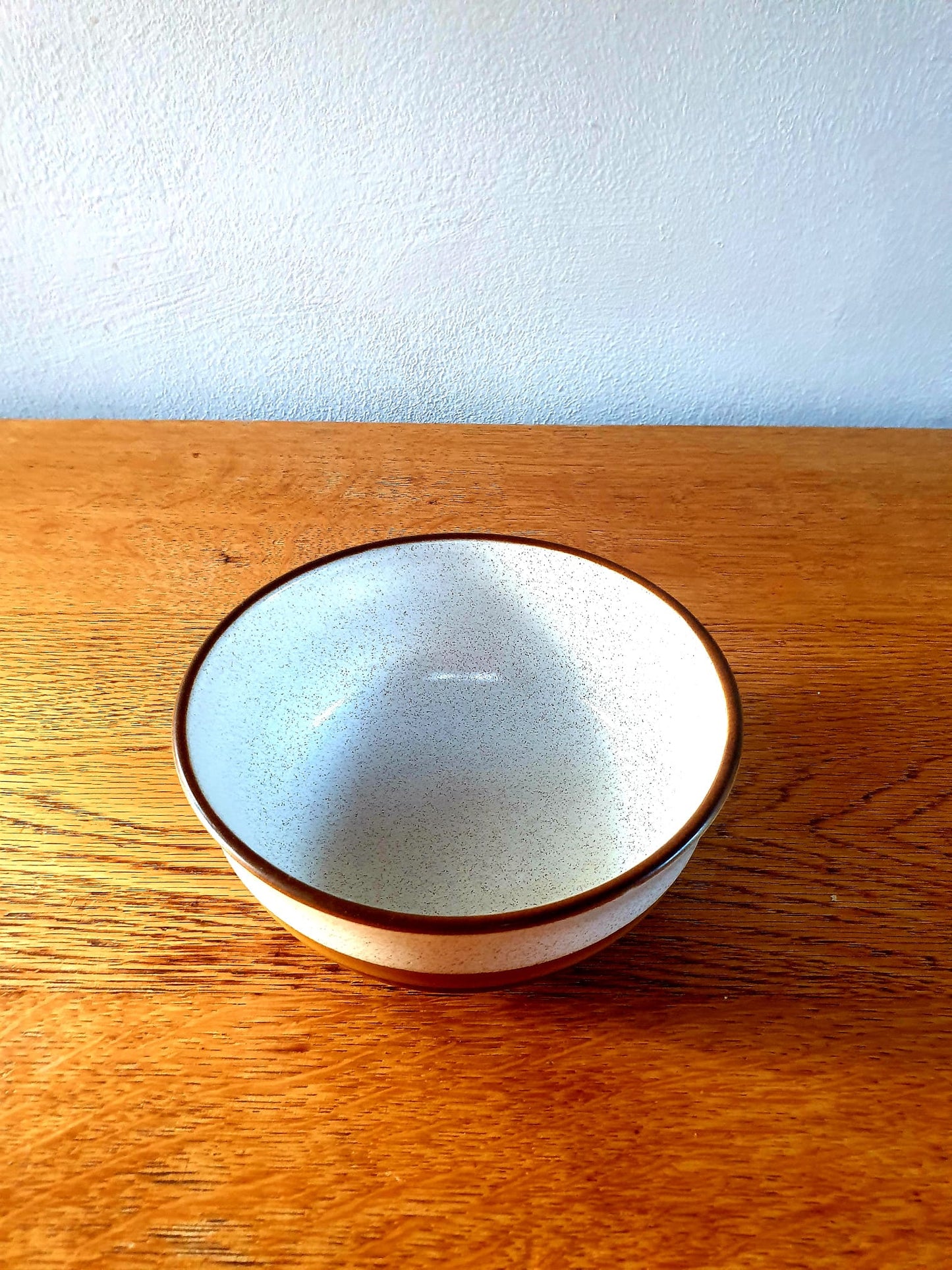 Vintage Brown and Cream Denby Bowl for Timeless Dining Decor