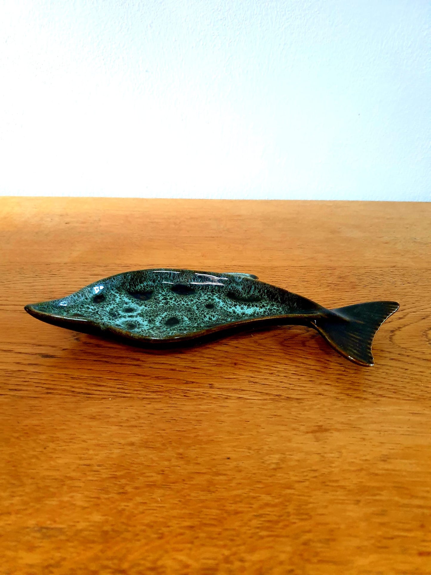 Foster's Pottery Cornish Fish Trinket Dish for Home Décor