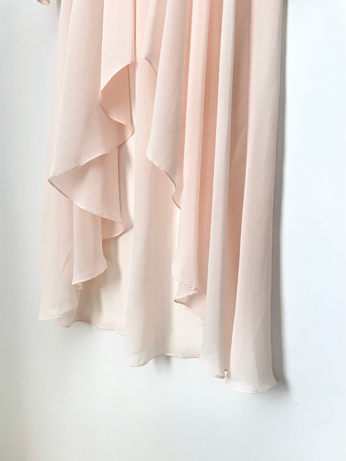 Vintage Light Pink Waterfall Lingerie Jacket for Elegant Nights