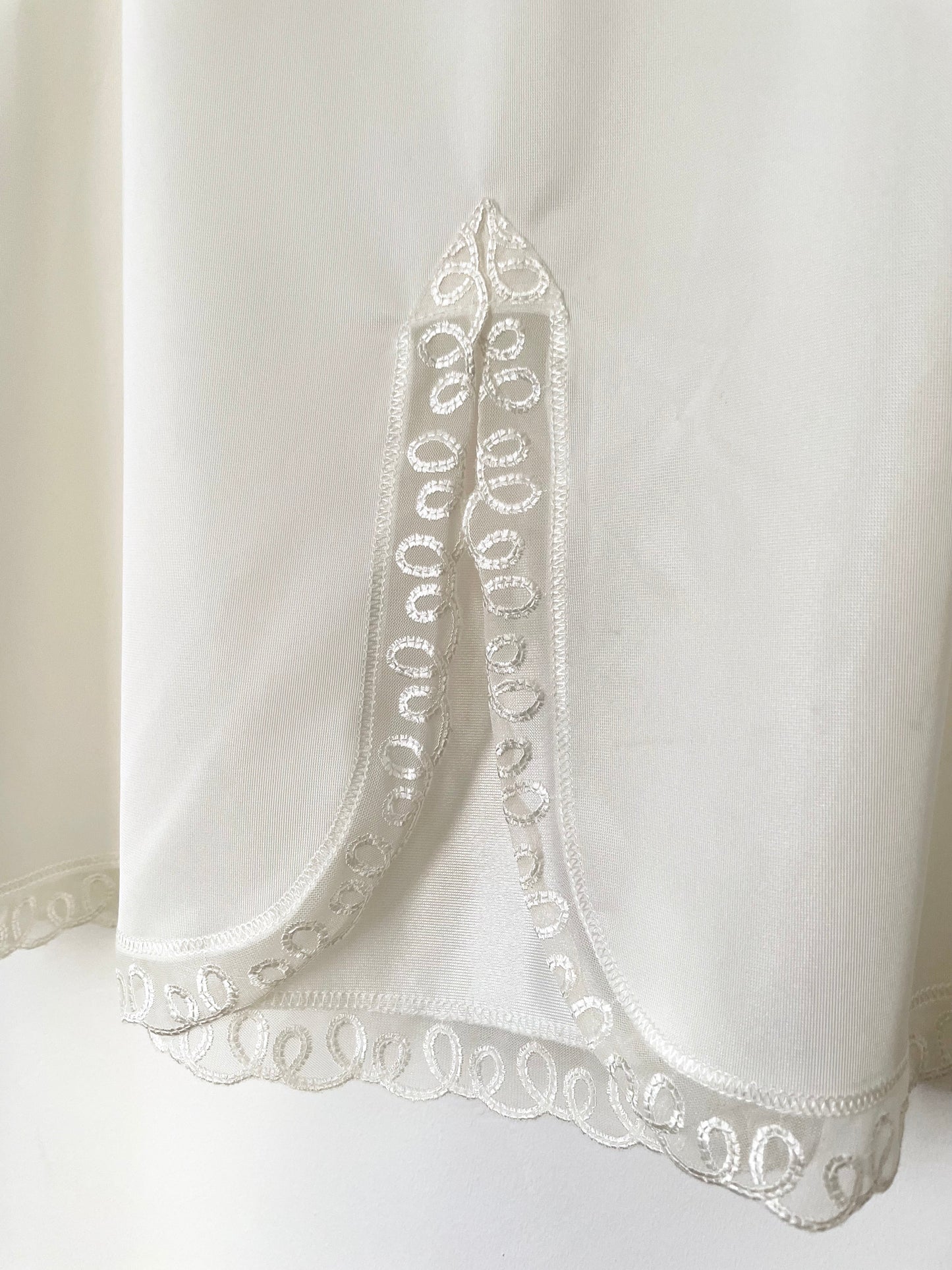 Vintage St Michael Lace Slip Skirt Made in the UK for Elegant Styling
