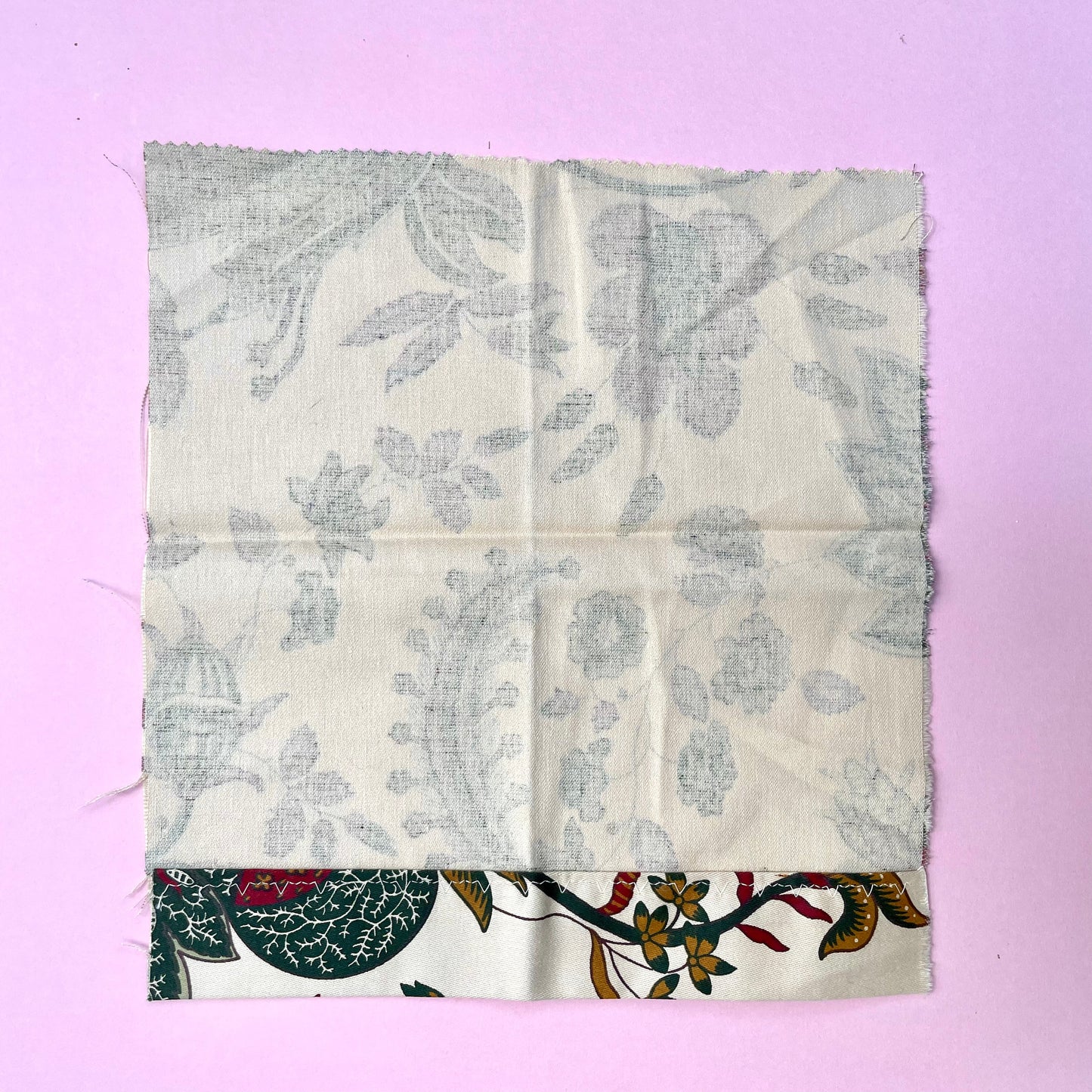 Vintage Laura Ashley Favorita Dark green Fabric Remnant. 1987. Floral Pattern. One Piece Haberdashery, Craft, Sewing, Scraps, Retro