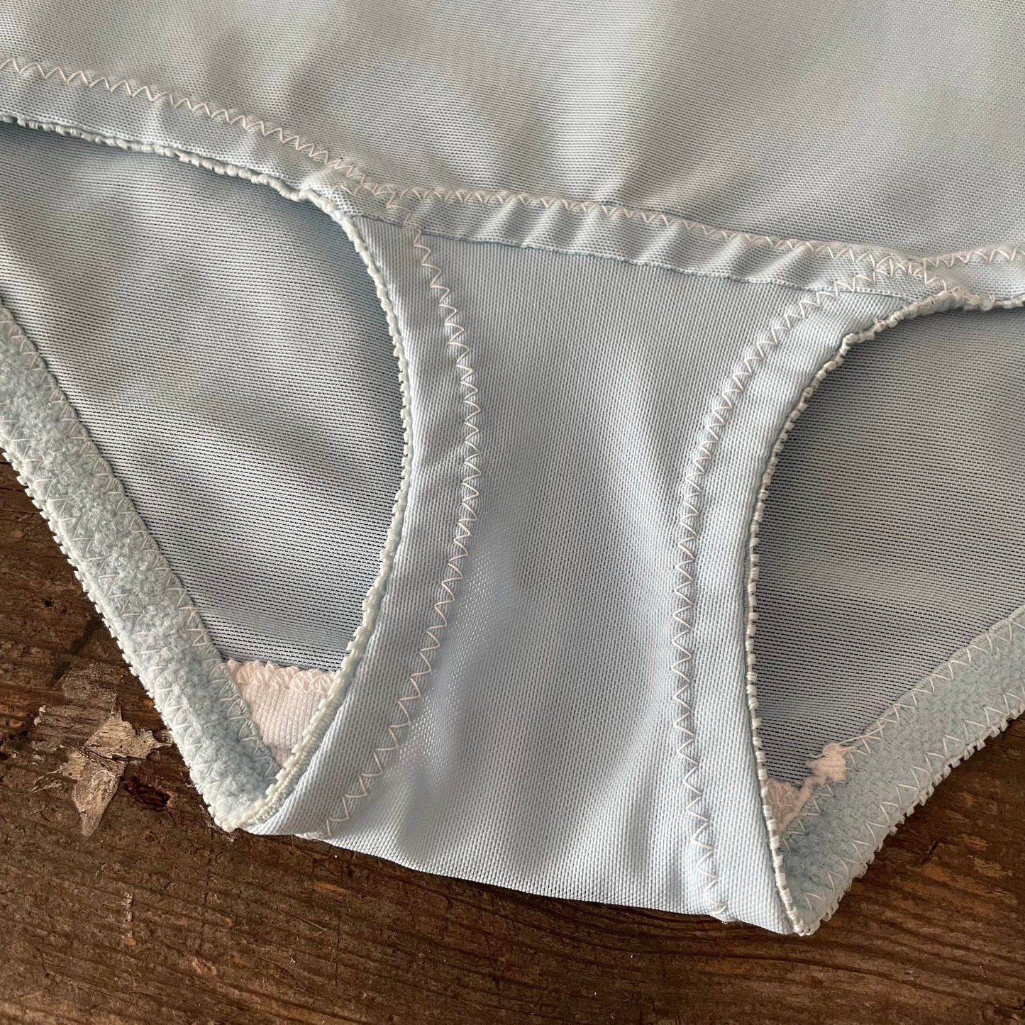 Vintage Beauty Line Powder Blue High Waisted Knickers Hosiery