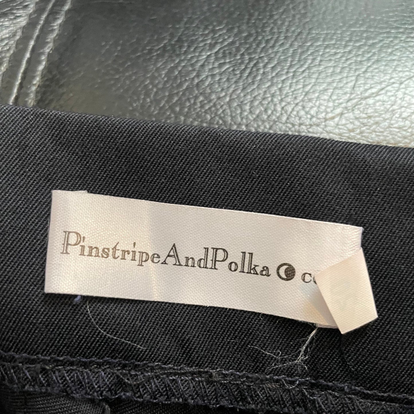 Vintage Wide Leg Navy Blue Sailor Style Trousers by Pinstripes
