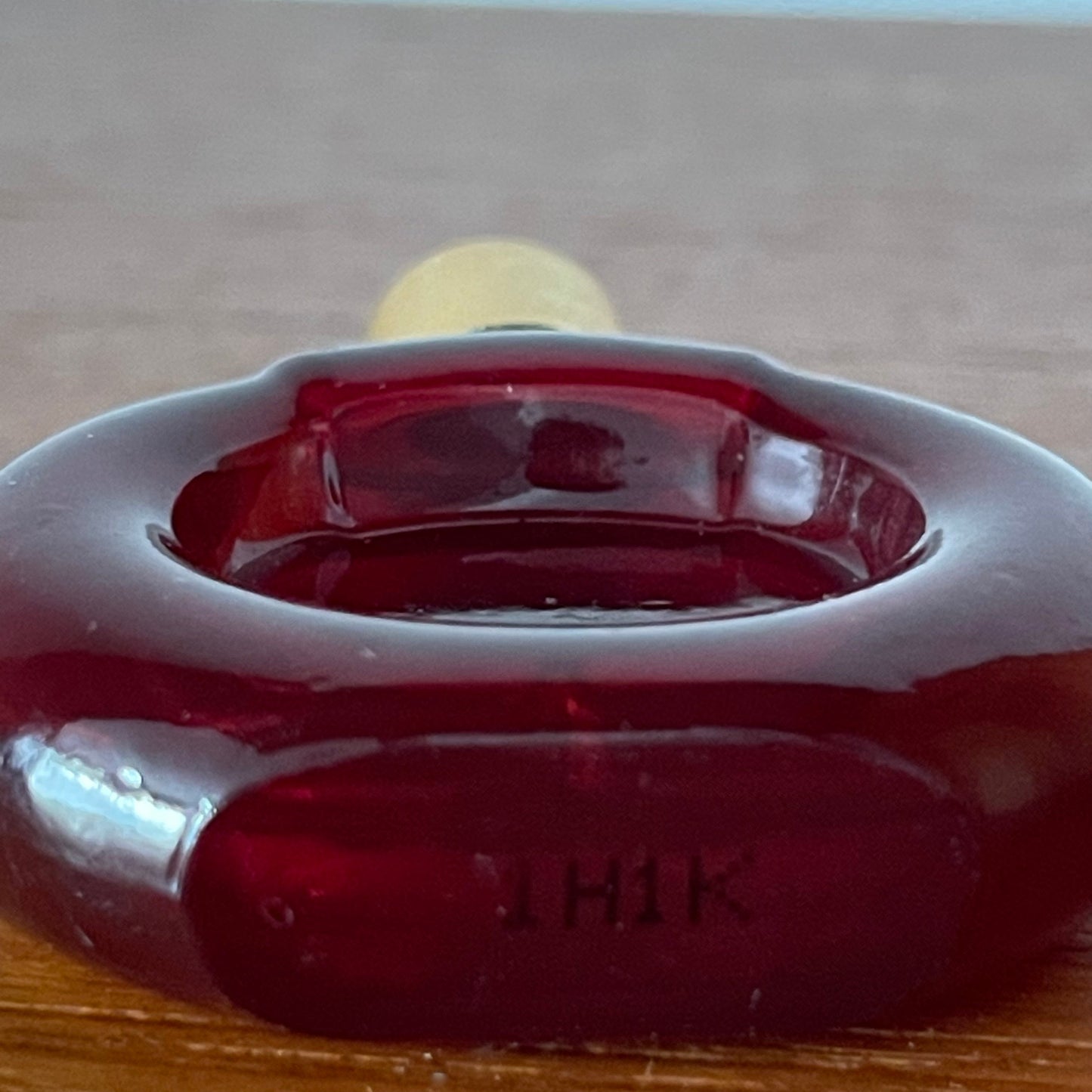 Vintage Hermes Rouge Miniature Perfume 1H1K 80 Percent Full