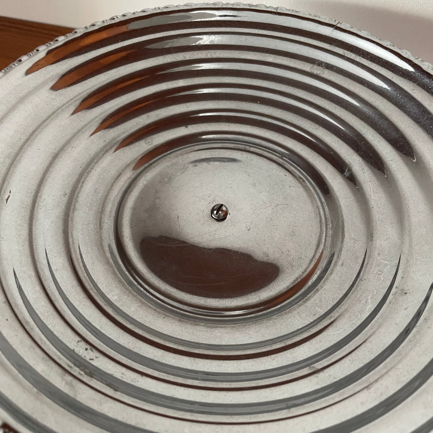 Bowl Vintage Silver Plated Ridged Sweet Dish for Fruit