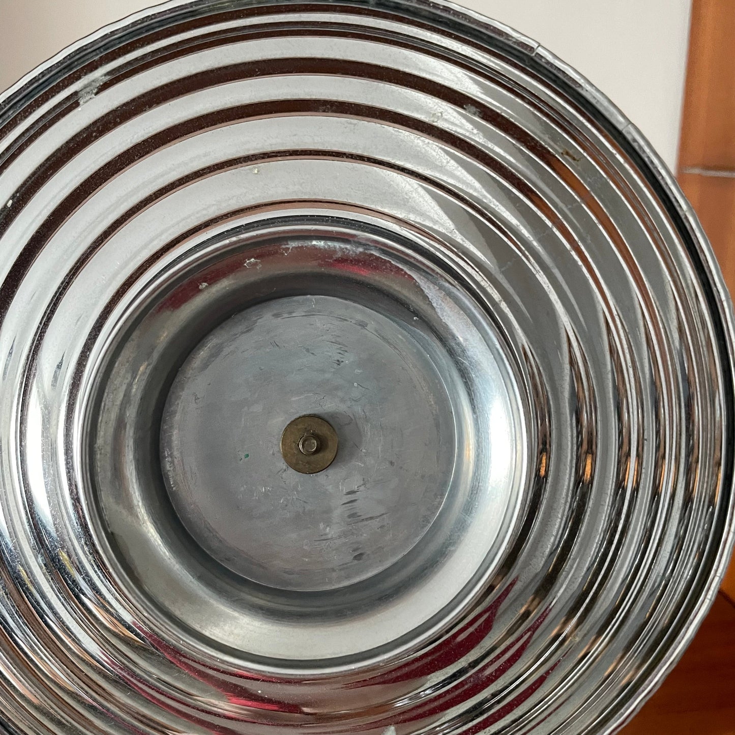 Bowl Vintage Silver Plated Ridged Sweet Dish for Fruit