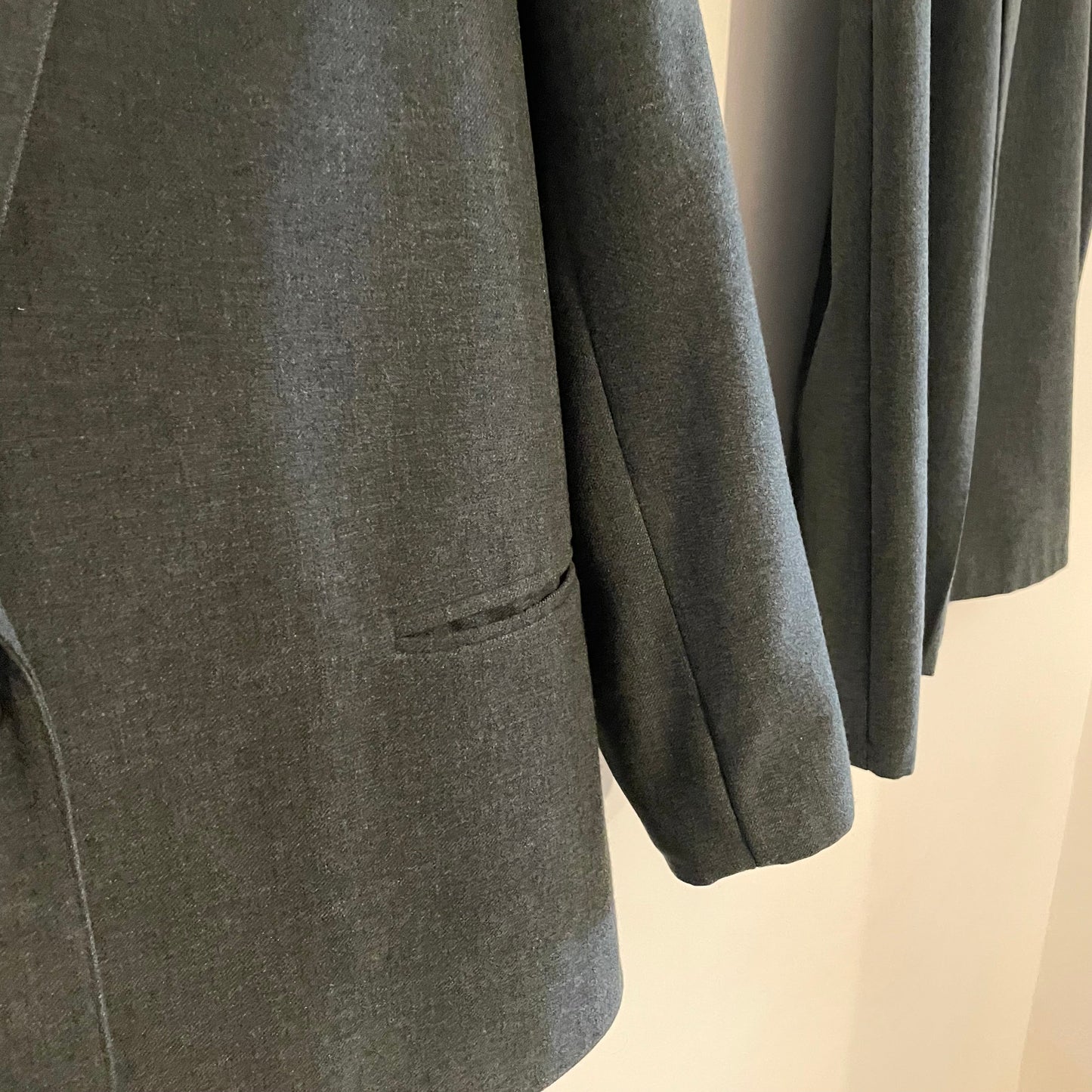 Skirt Suit Set Vintage Debenhams Grey Two Piece Ensemble