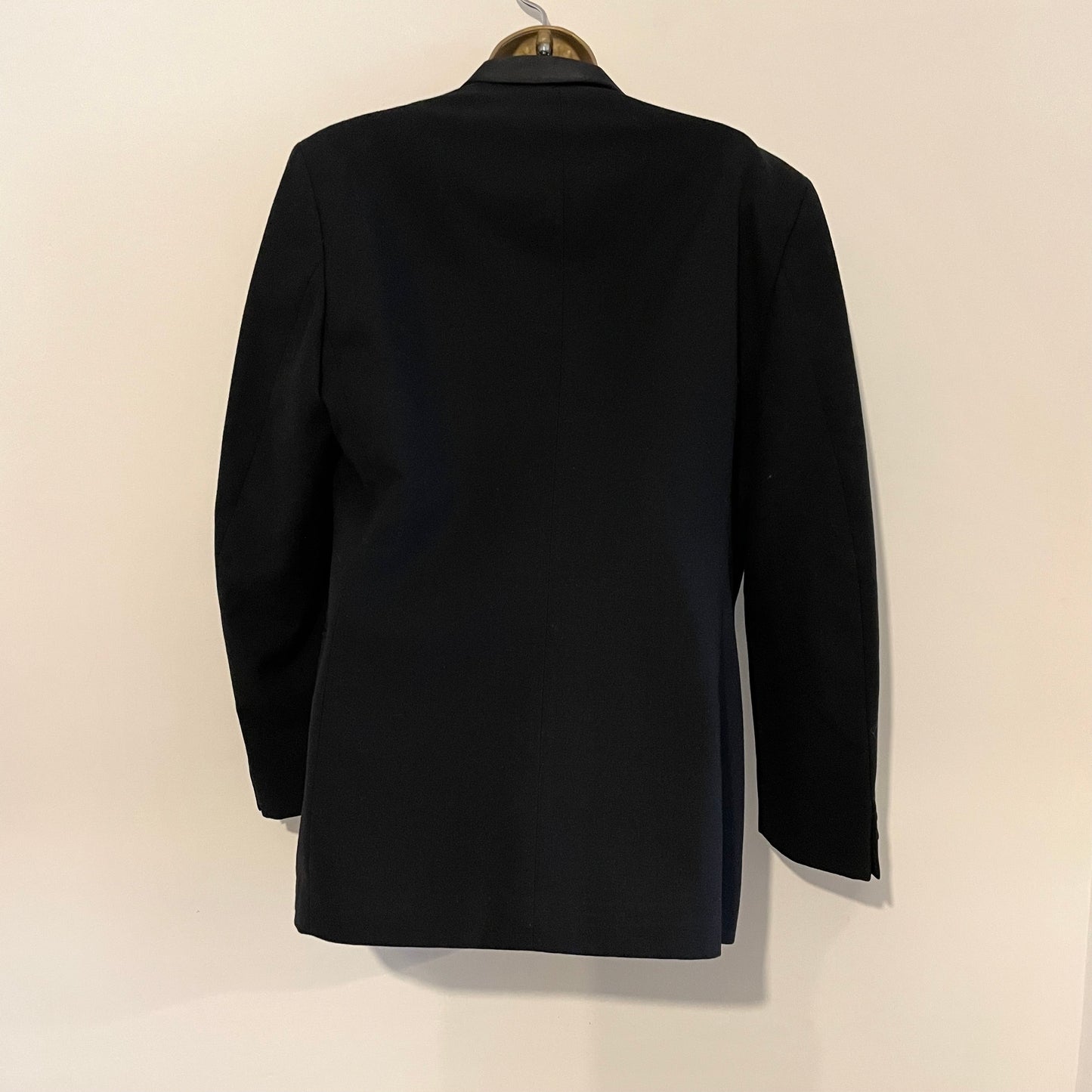 Blazer Vintage Designed by Design Circle for John Collier Black Minimal Dinner Jacket Unisex
