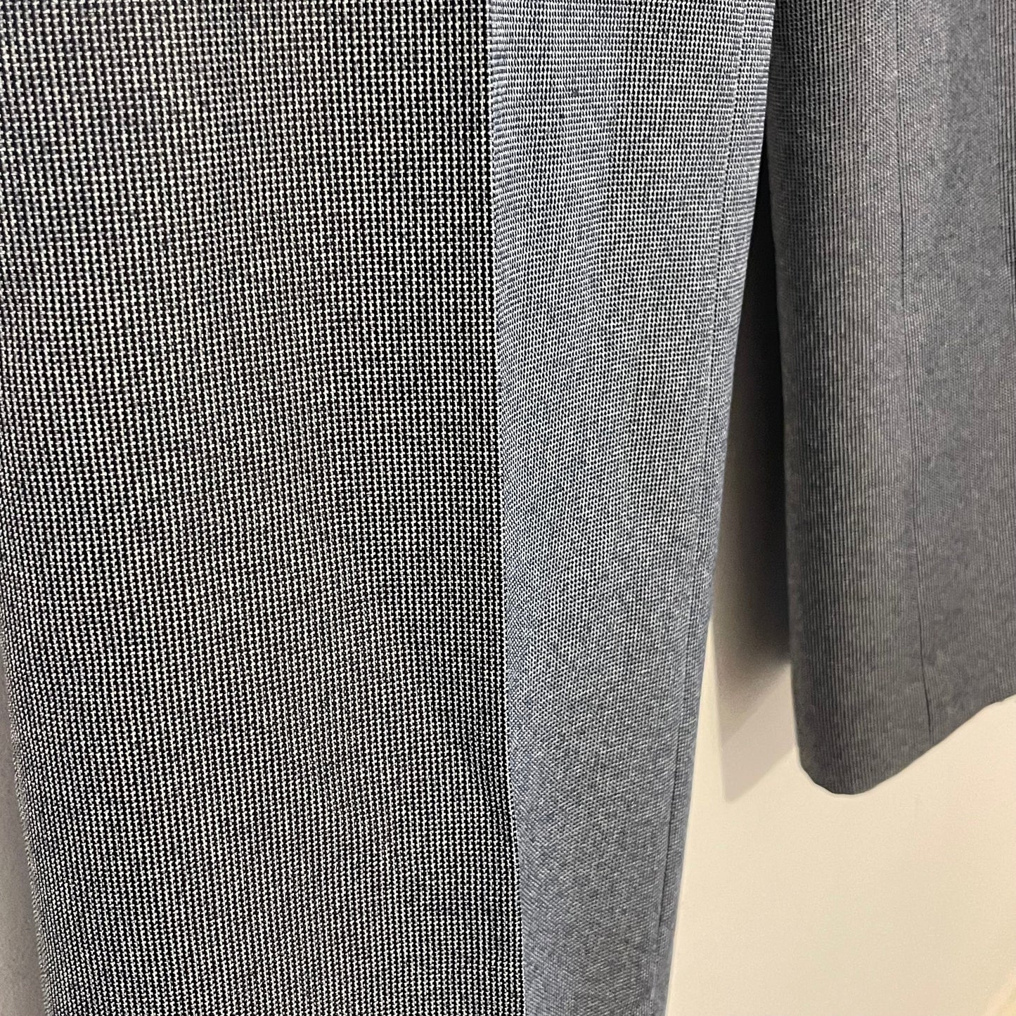 Vintage Blue Woven Minimal Unisex Suit Trousers