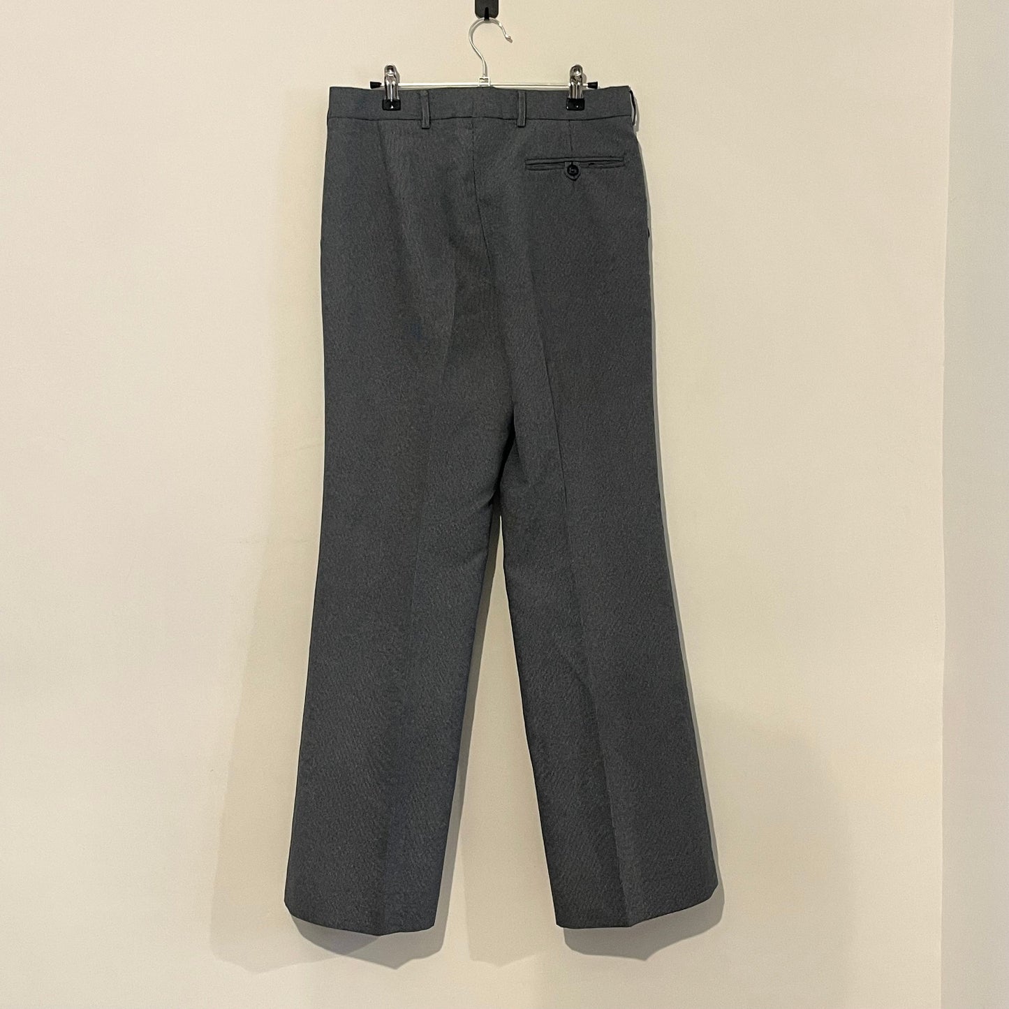 Vintage Blue Woven Minimal Unisex Suit Trousers
