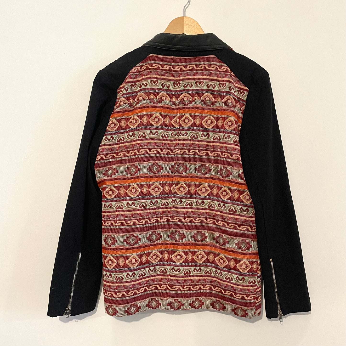 Coat Preloved Jaune Rouge Paris Tapestry Short Jacket