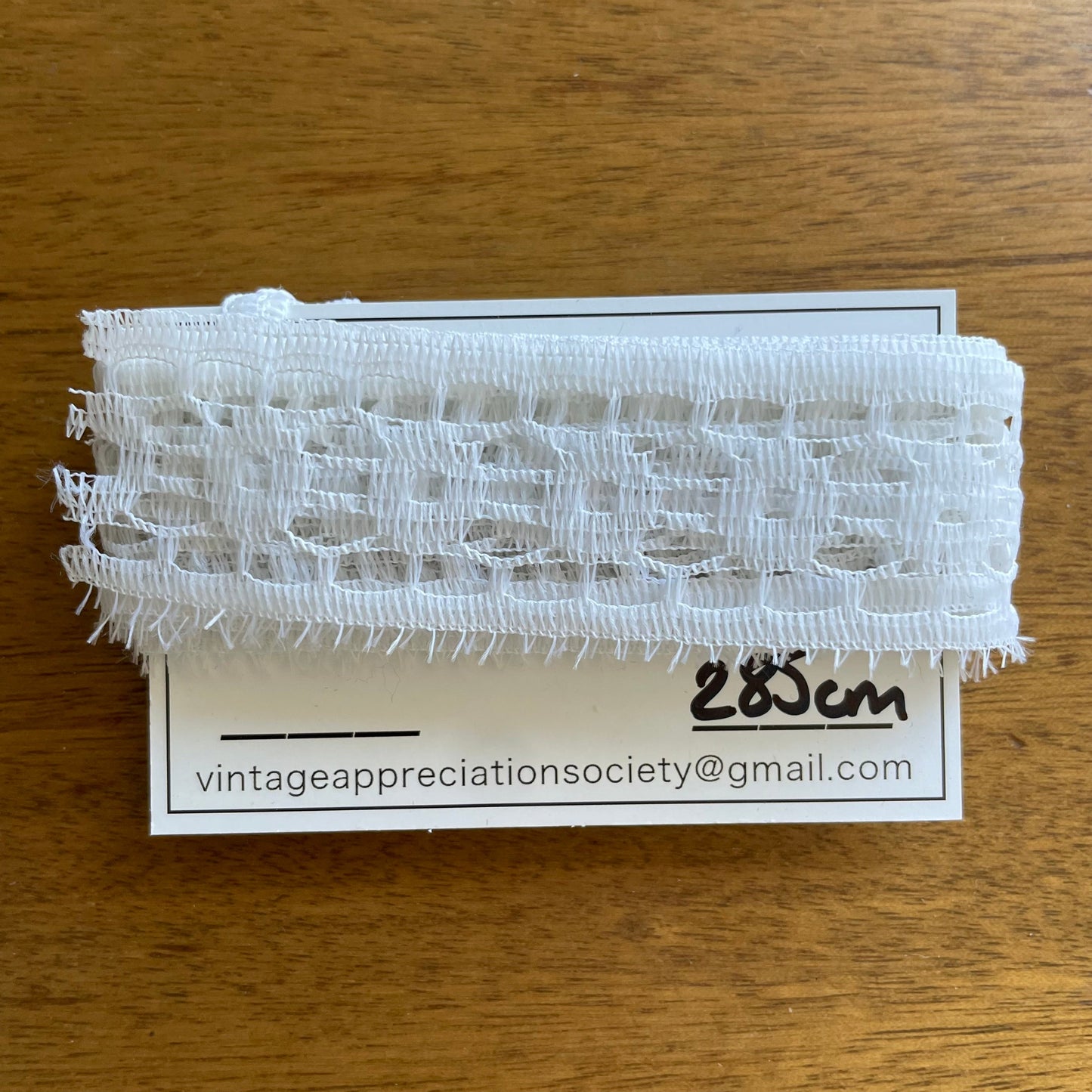 Vintage White Patterned Lace Trim Edging for Craft Sewing Supplies