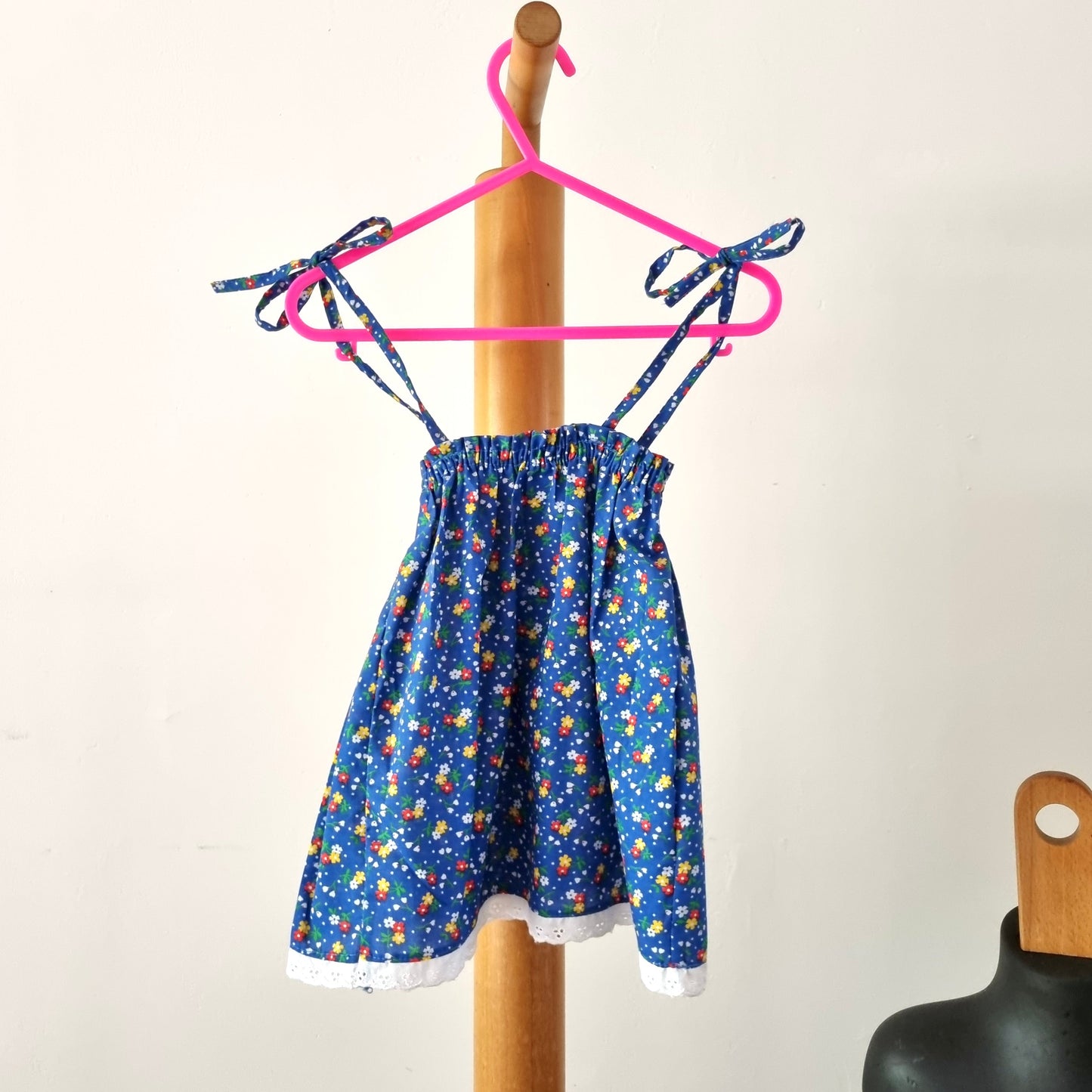 Vintage Floral Summer Dress for Girls 12 to 18 Months