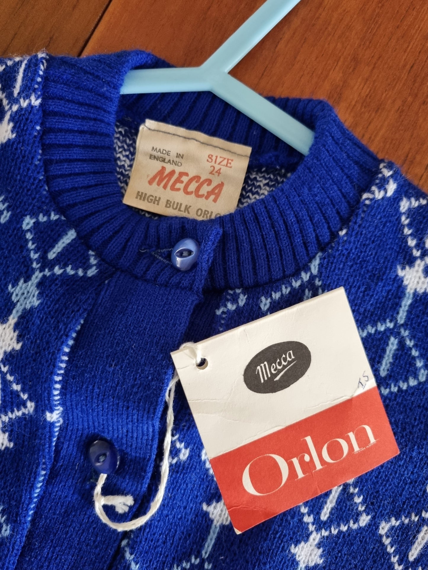 Vintage Patterned Knitted Cardigan Bundle Joblot British Retro