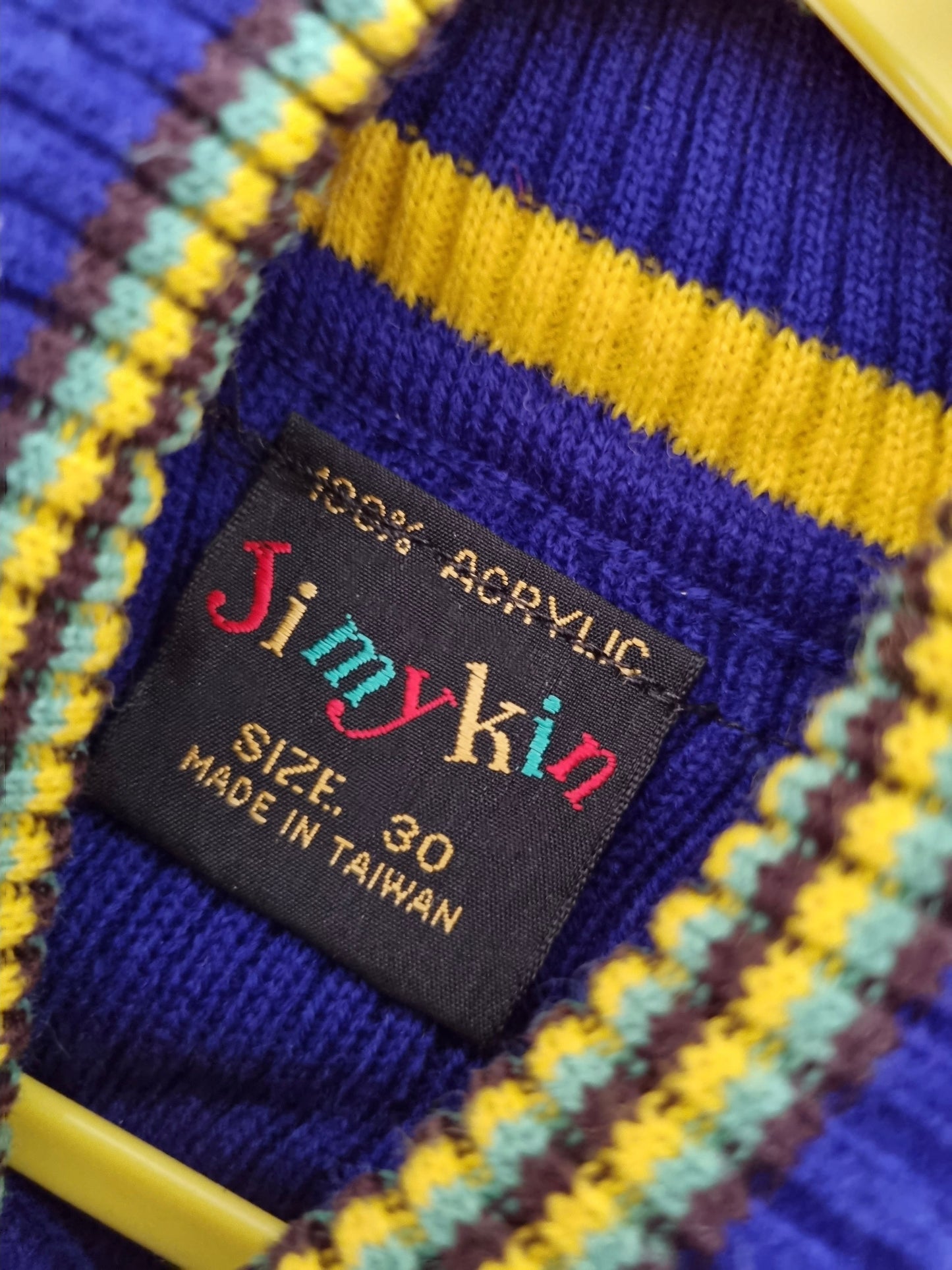 Jimykin 1970s Jumper Dress (1824 MONTHS) Vintage Children's Clothes. British Retro Deadstock - Vintage Appreciation Society