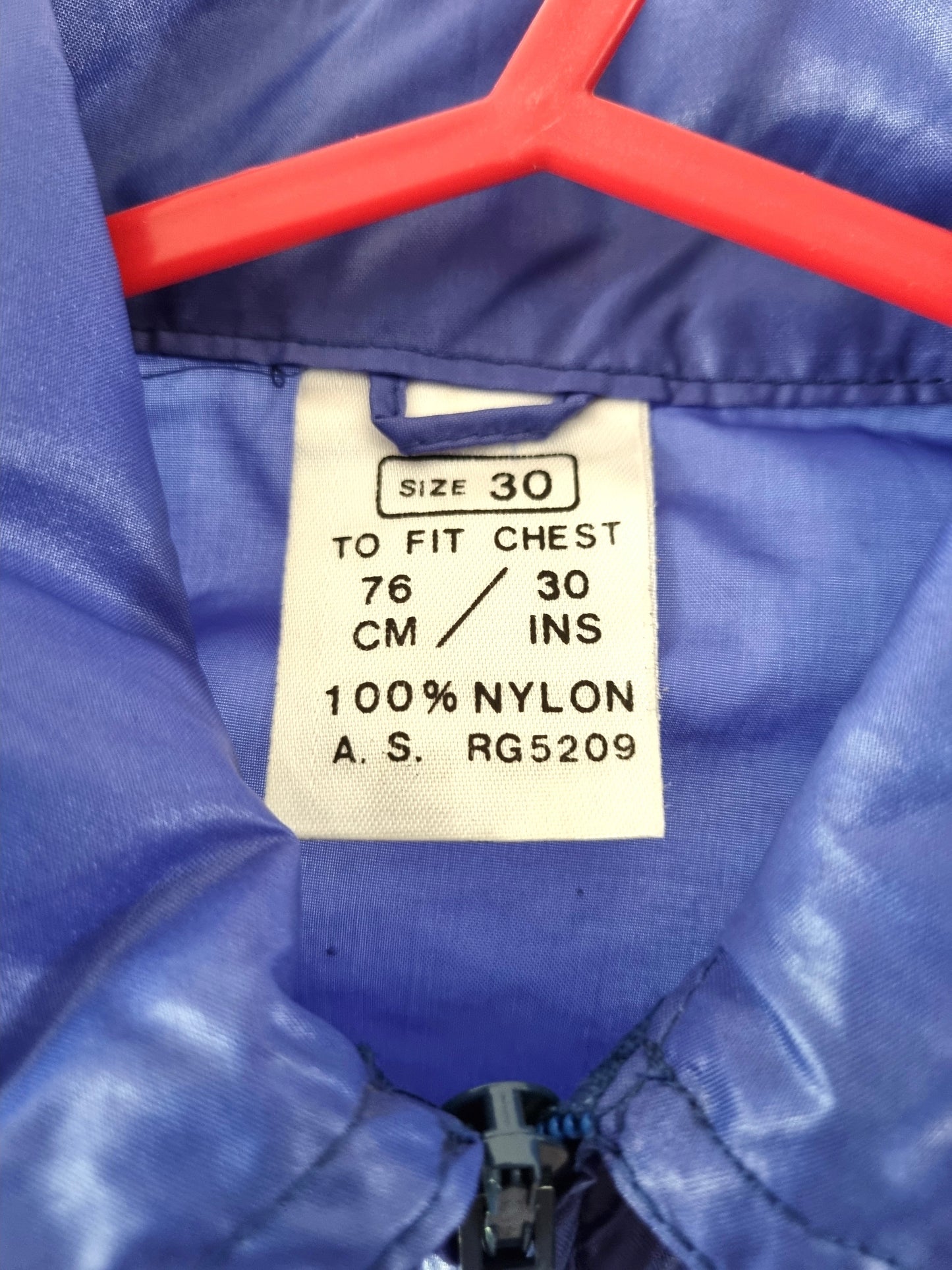 1980s Baseball Jacket (AGE 11)Vintage Children's Clothes. British Retro Deadstock - Vintage Appreciation Society