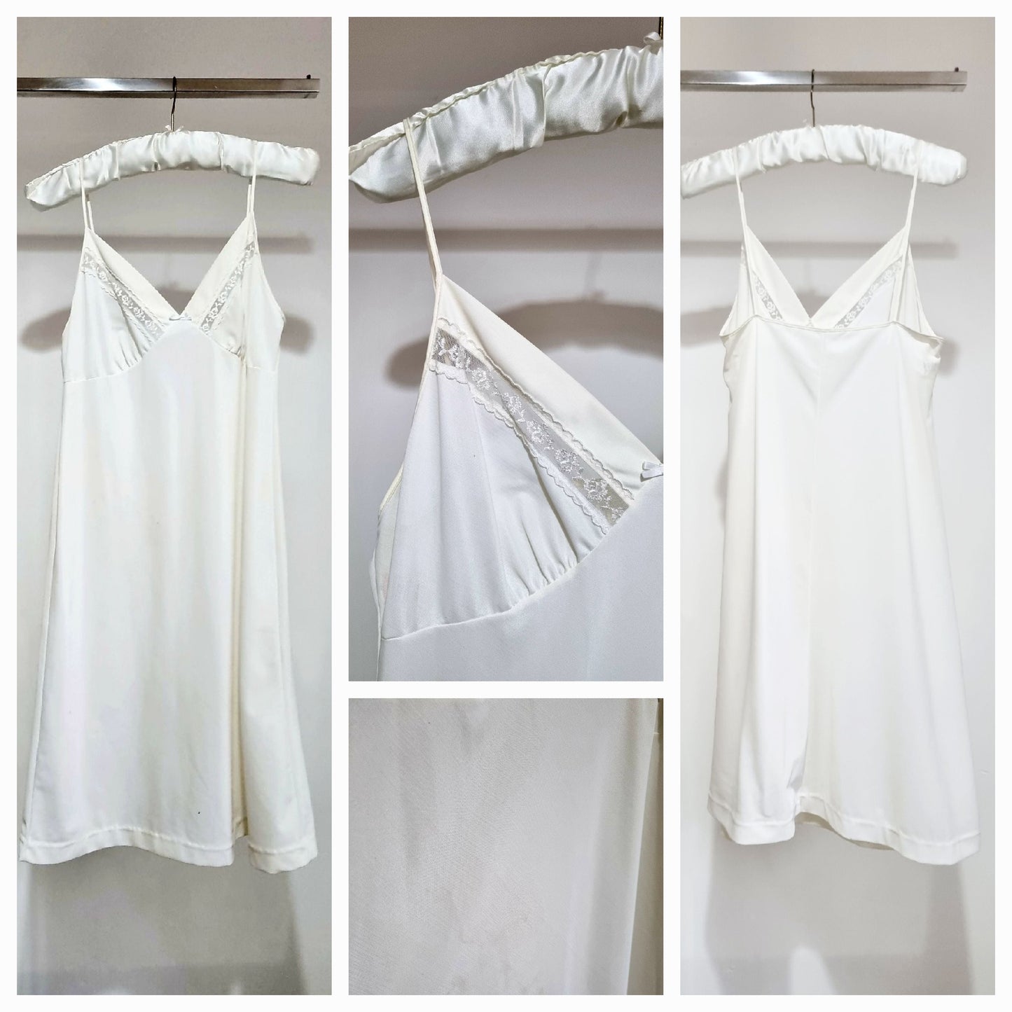St Michael 1970s Slip Dress (UK18) - Vintage Appreciation Society