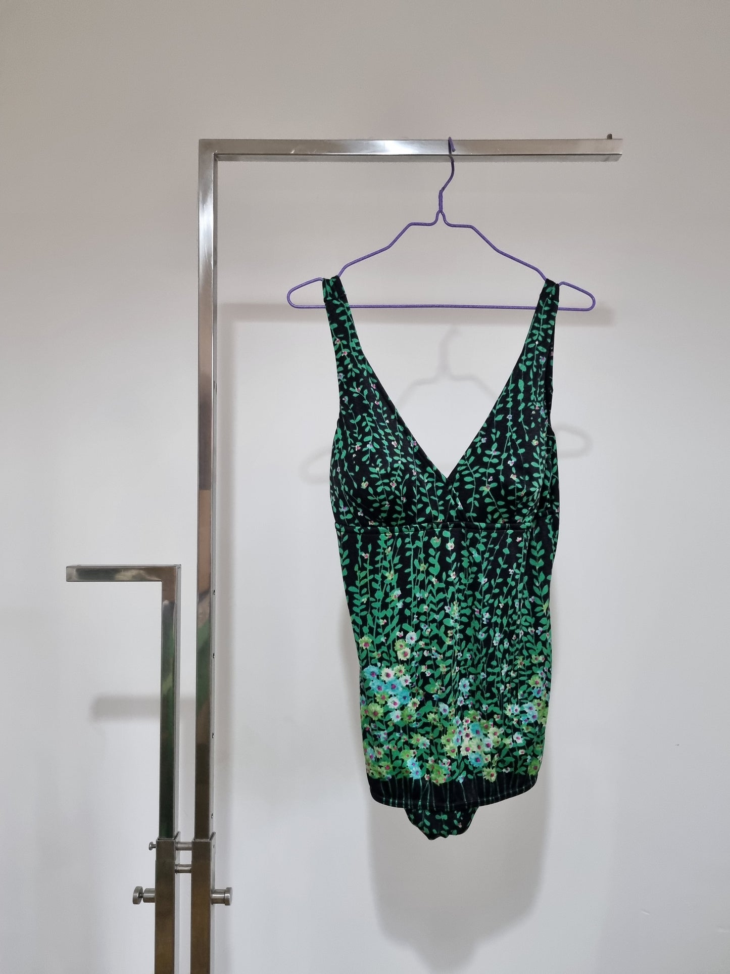 1970s St Michael Swimming Costume (UK1416) Vintage Swimwear. Onepiece. Beachwear and Holiday. - Vintage Appreciation Society