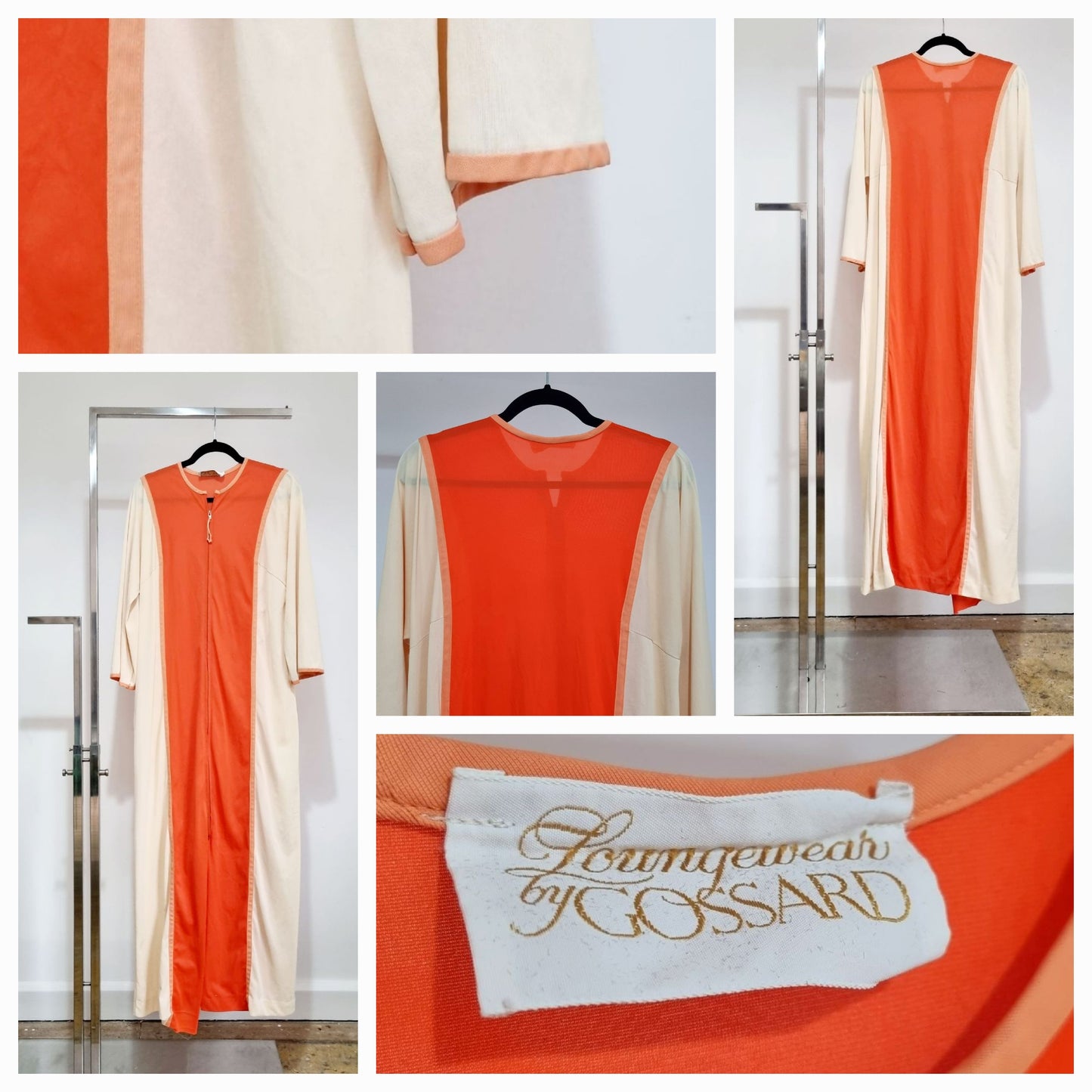 Loungewear by Gossard 1960s/70s House Coat (UK1620) - Vintage Appreciation Society
