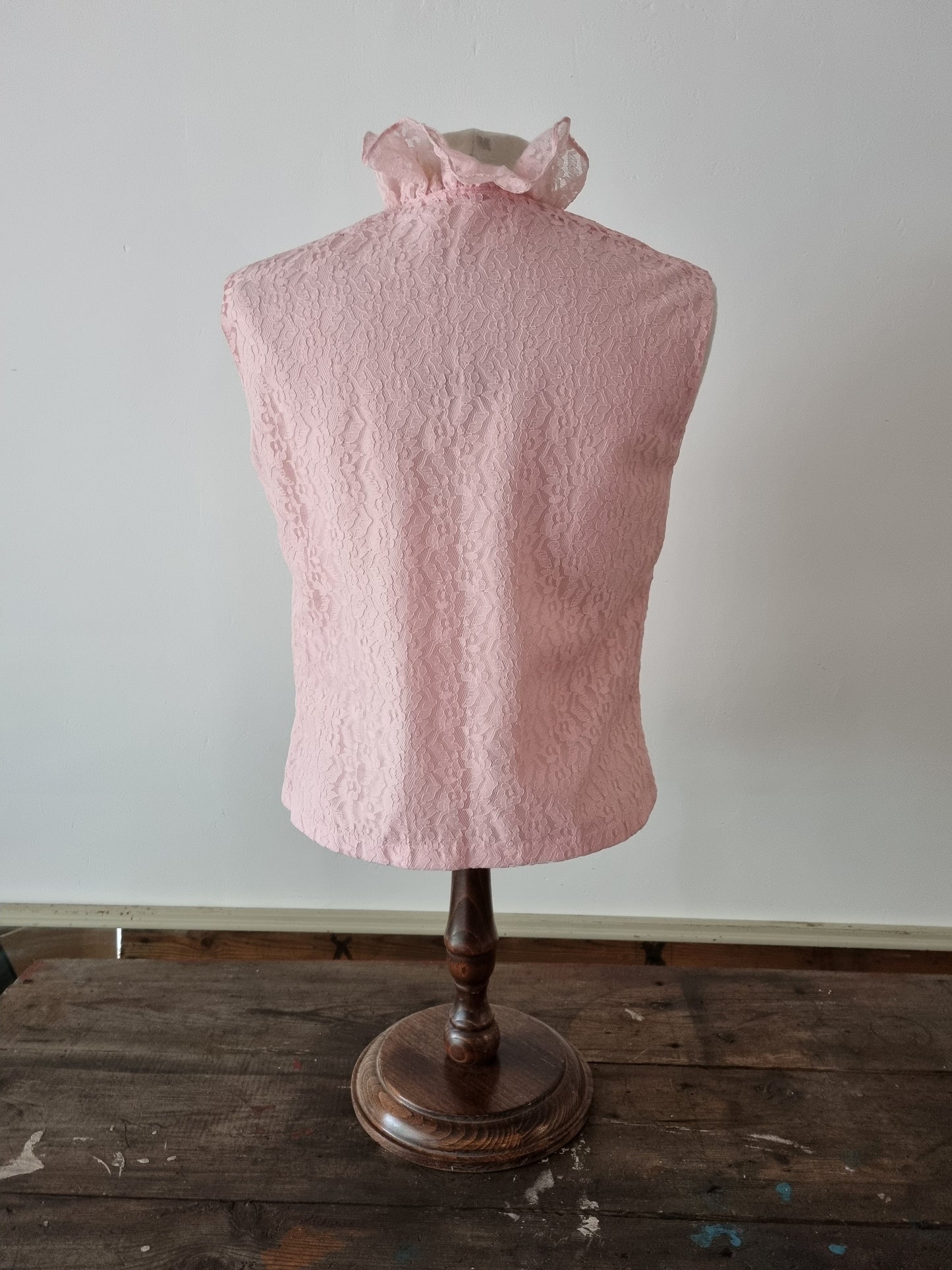 Created by Janet Cotton London 1960s Lace Blouse - Vintage Appreciation Society