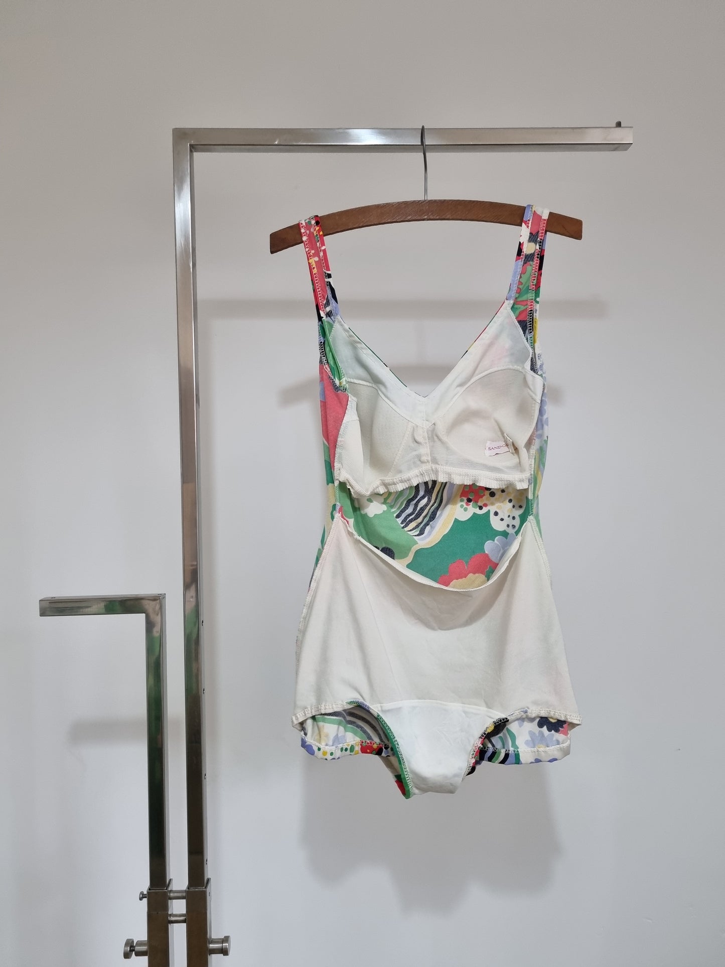 1960s Sand Castle Swimming Costume. Vintage Swimwear. Onepiece. Beachwear and Holiday. - Vintage Appreciation Society