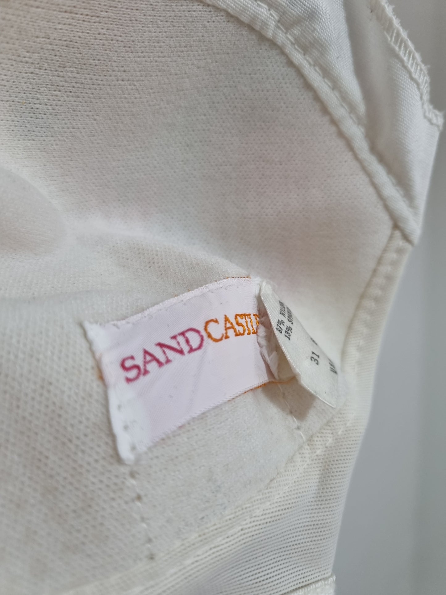 1960s Sand Castle Swimming Costume. Vintage Swimwear. Onepiece. Beachwear and Holiday. - Vintage Appreciation Society