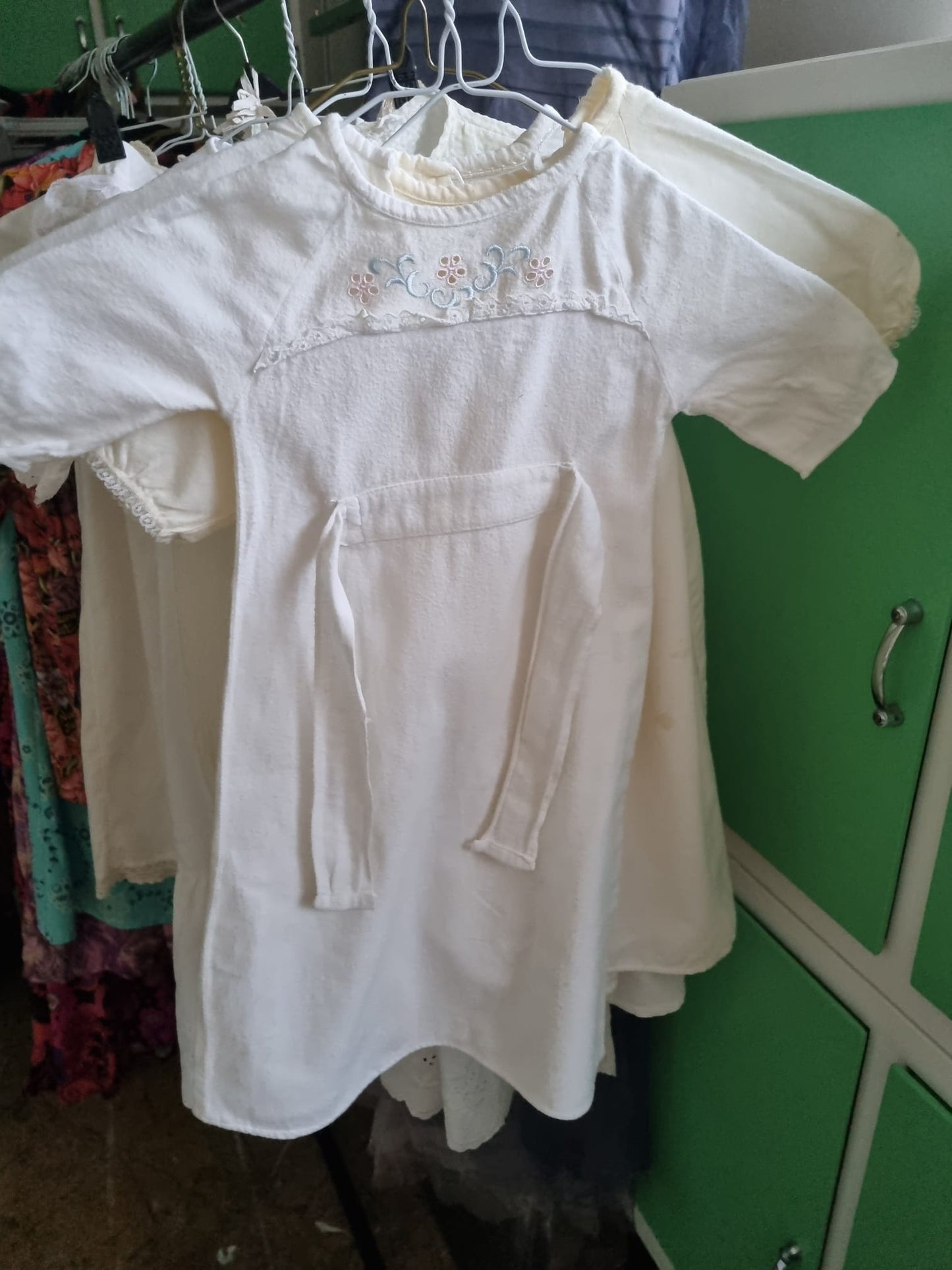 Vintage Antique Christening Dress Job Lot Bundle x5