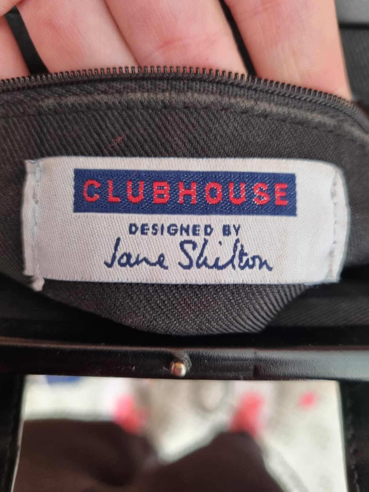 Black Clubhouse by Jane Shilton Mini Top Handle Vintage Handbag