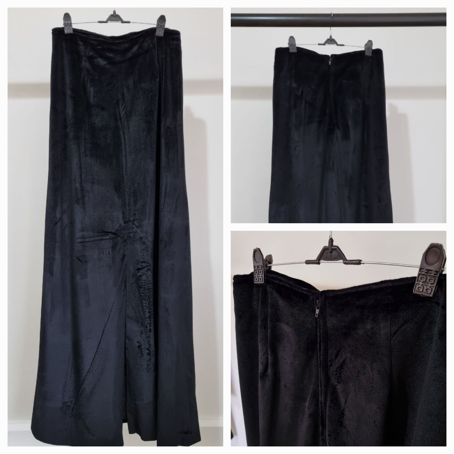 Vintage Velvet Skirt (UK810) - Vintage Appreciation Society