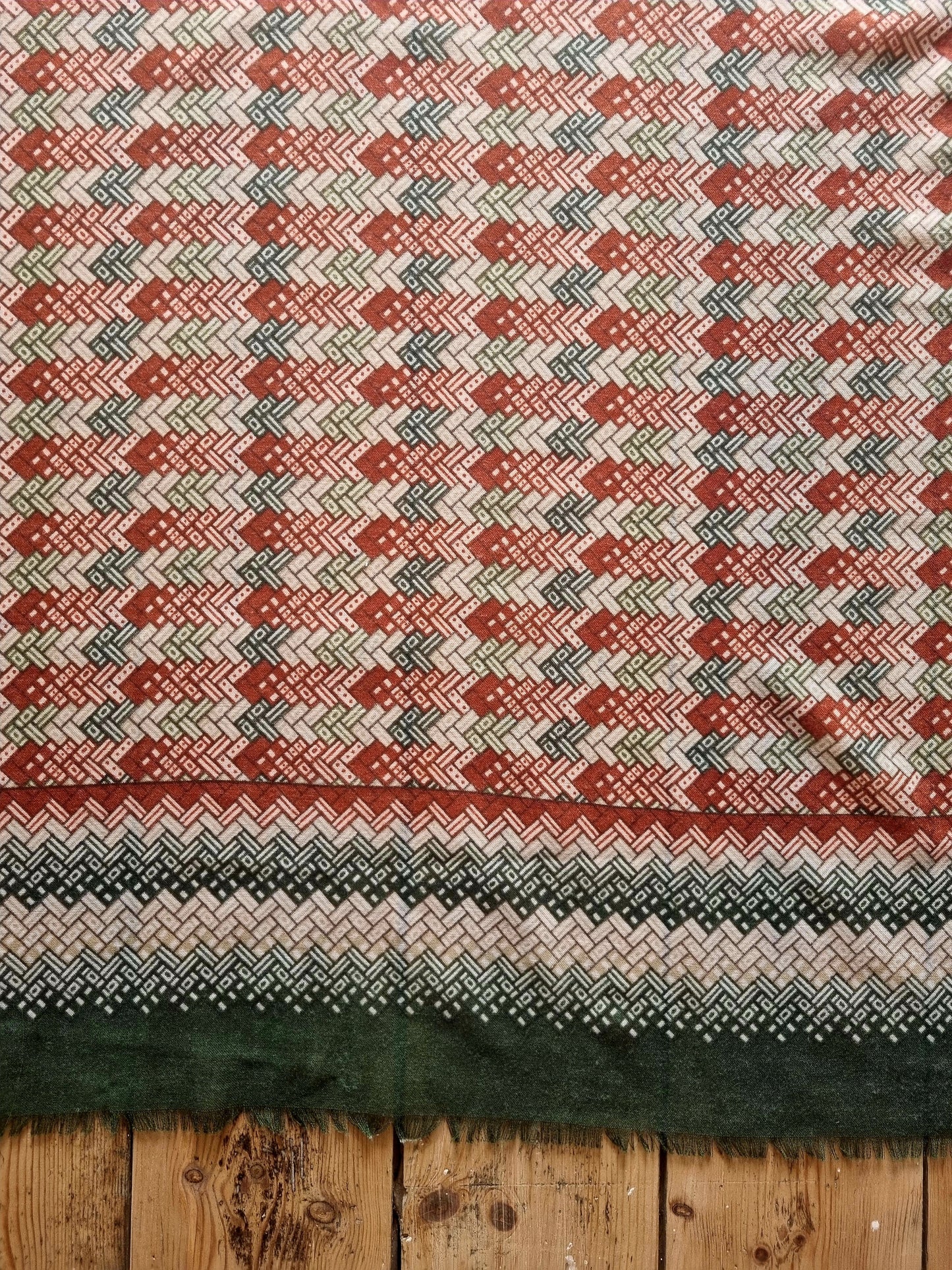 Vintage Scarf The Louis Feraud One Handmade Unique Design