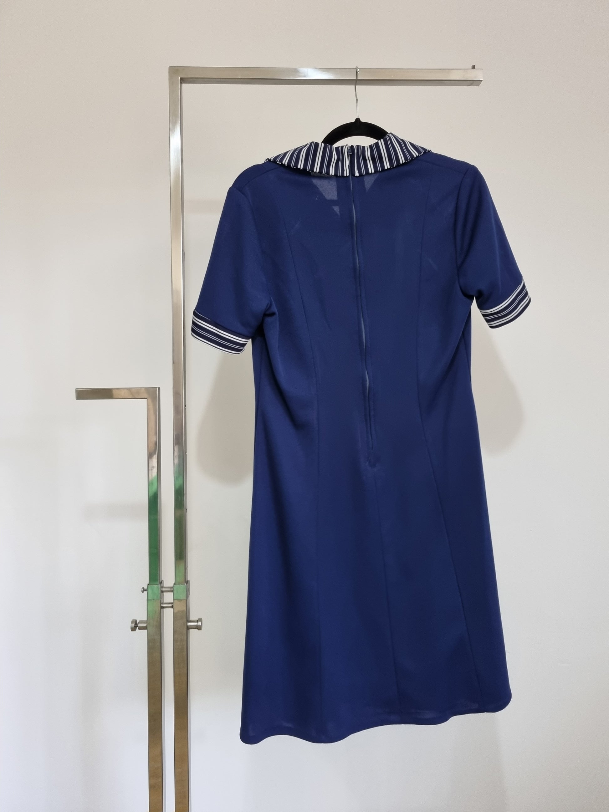 Vintage Navy Dress UK 8 - Vintage Appreciation Society