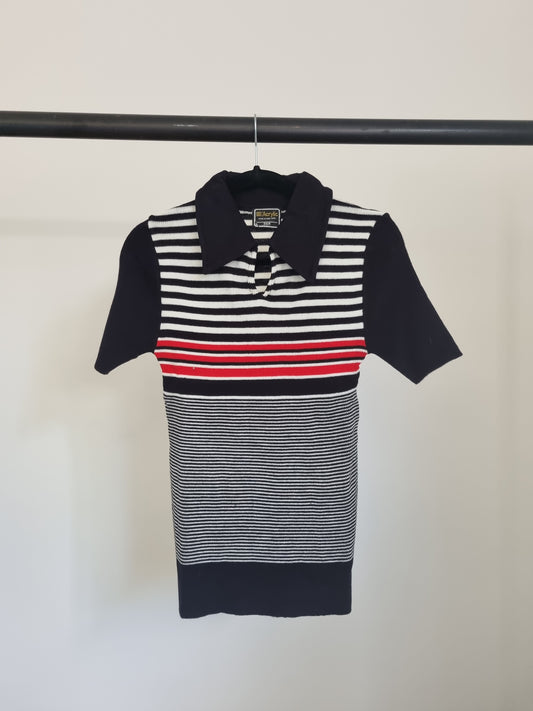 Made in Hong Kong Vintage Polo Knit (SMALL)