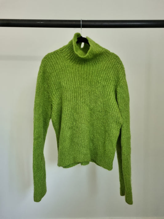 Fabulous Handmade Green Vintage Jumper (MEDIUM)