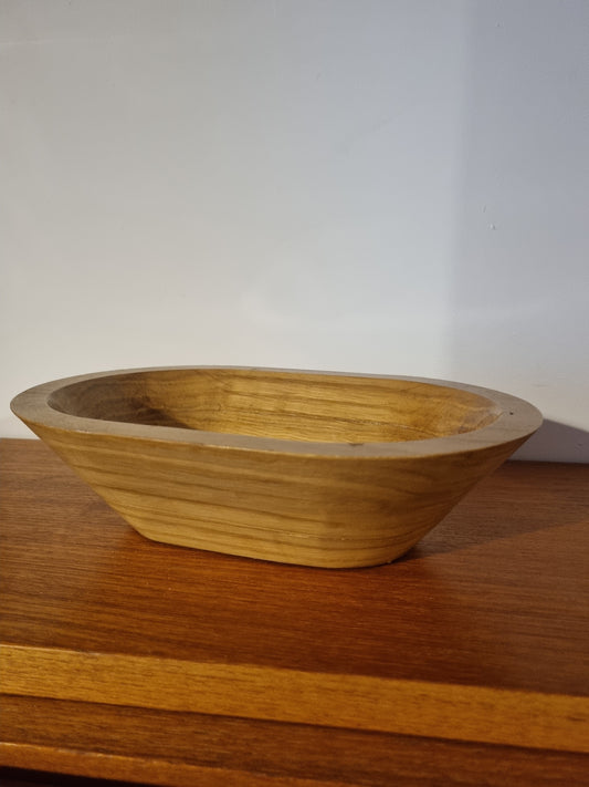 Bowl Handmade Vintage Jorvik York Viking Light Turned Wood Artisan Piece