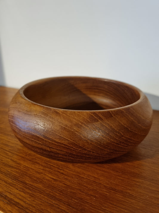 Bowl Organic Round Handmade Vintage Jorvik York Viking Turned Wood