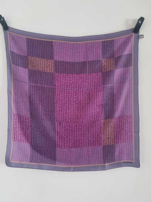 Vintage Jacqmar Scarf Made in England Polyester 66cmx66cm